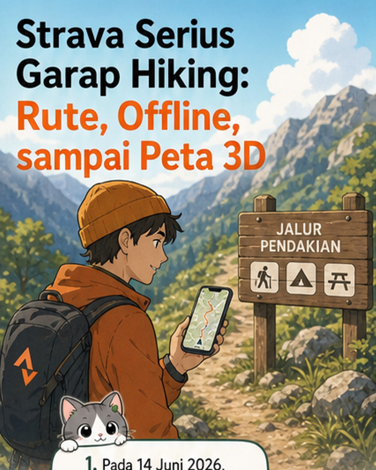 Strava Luncurkan Fitur Baru untuk Pendaki
