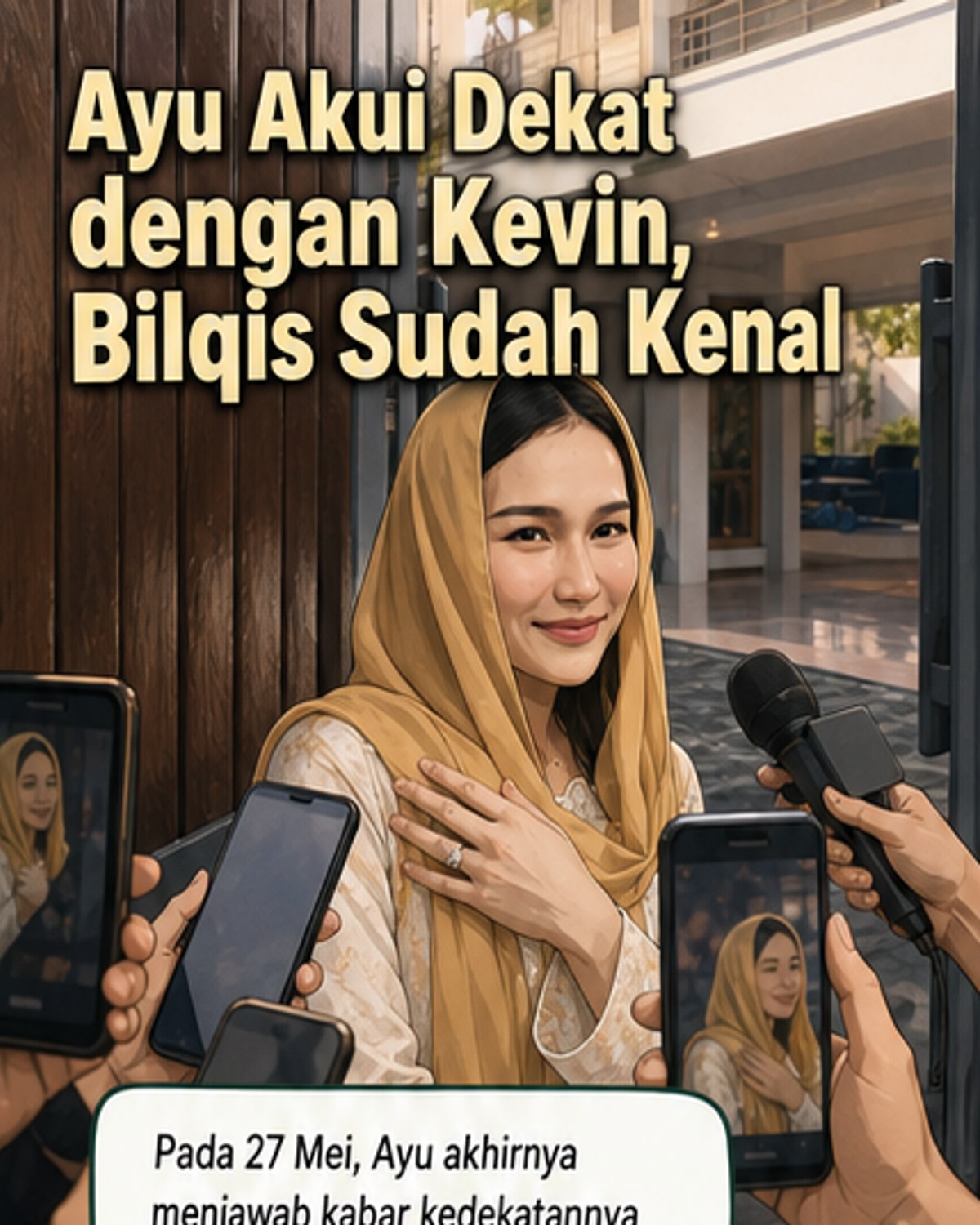 Ayu Ting Ting Akui Dekat dengan Kevin Gusnadi