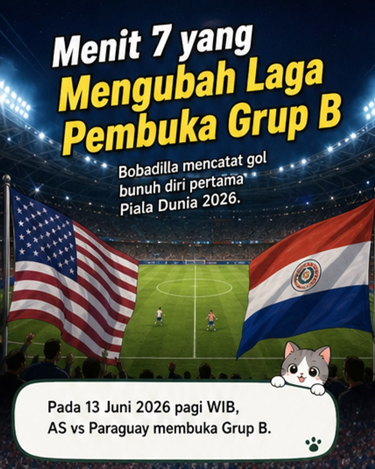 Gol Bunuh Diri Pertama Piala Dunia 2026