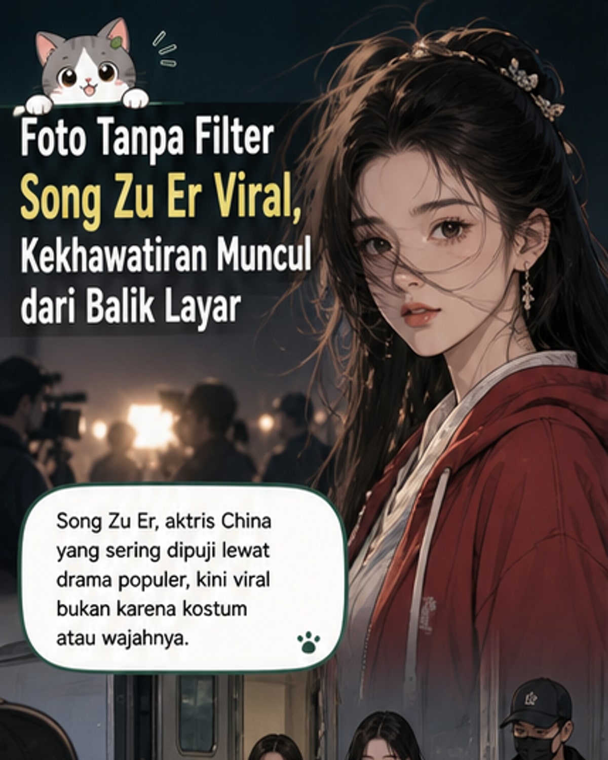Foto Tanpa Edit Song Zu Er Bikin Khawatir