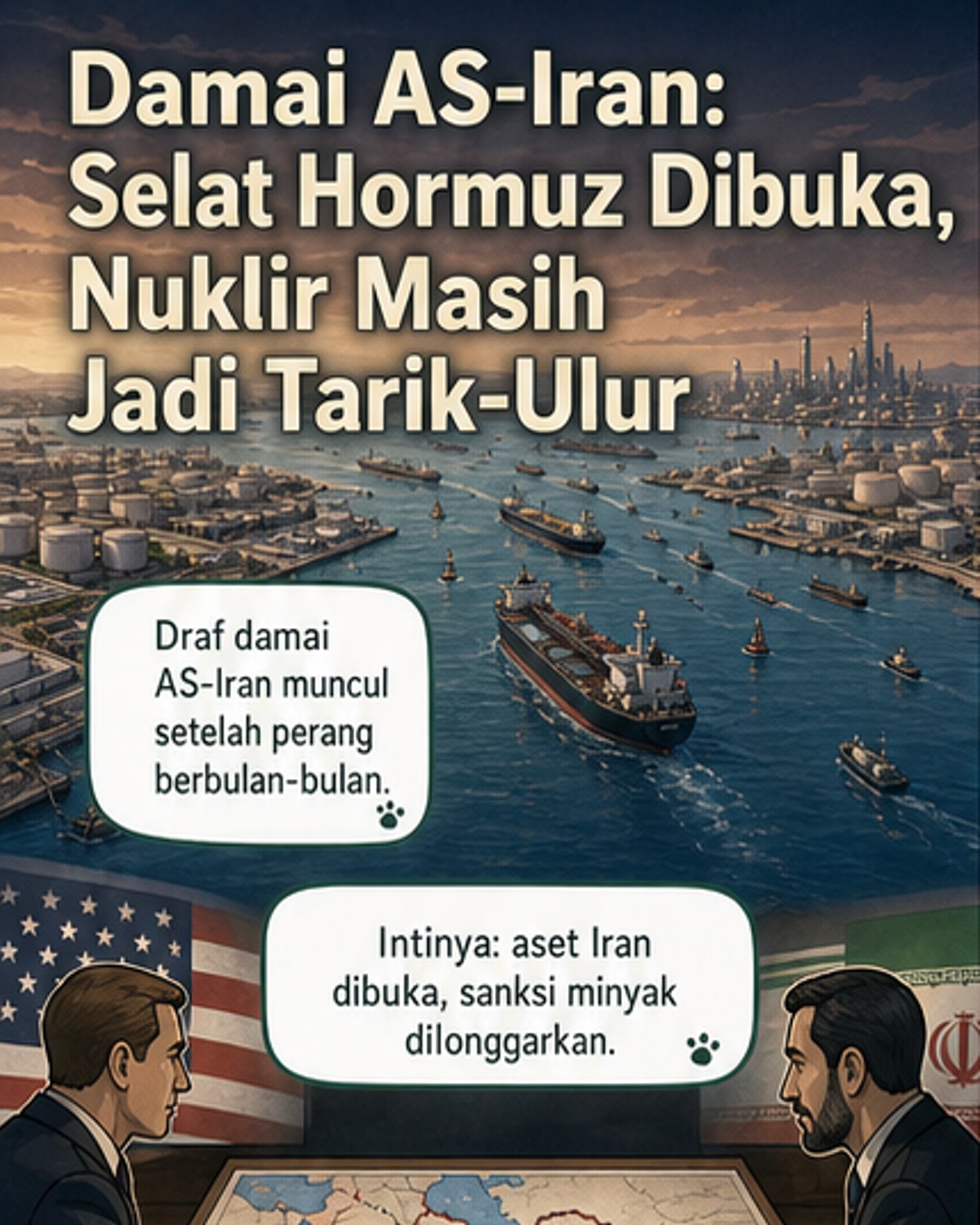 AS dan Iran Capai Kesepakatan Damai