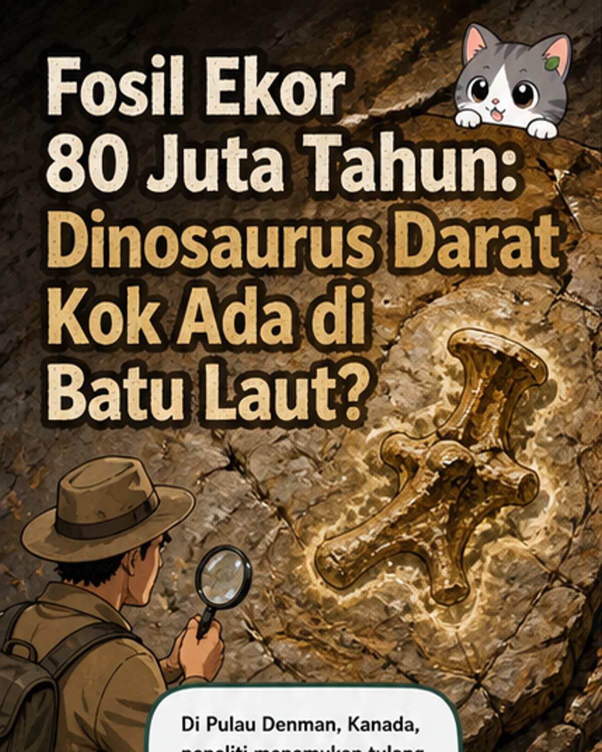 Fosil Dinosaurus Mirip Burung Unta Ditemukan