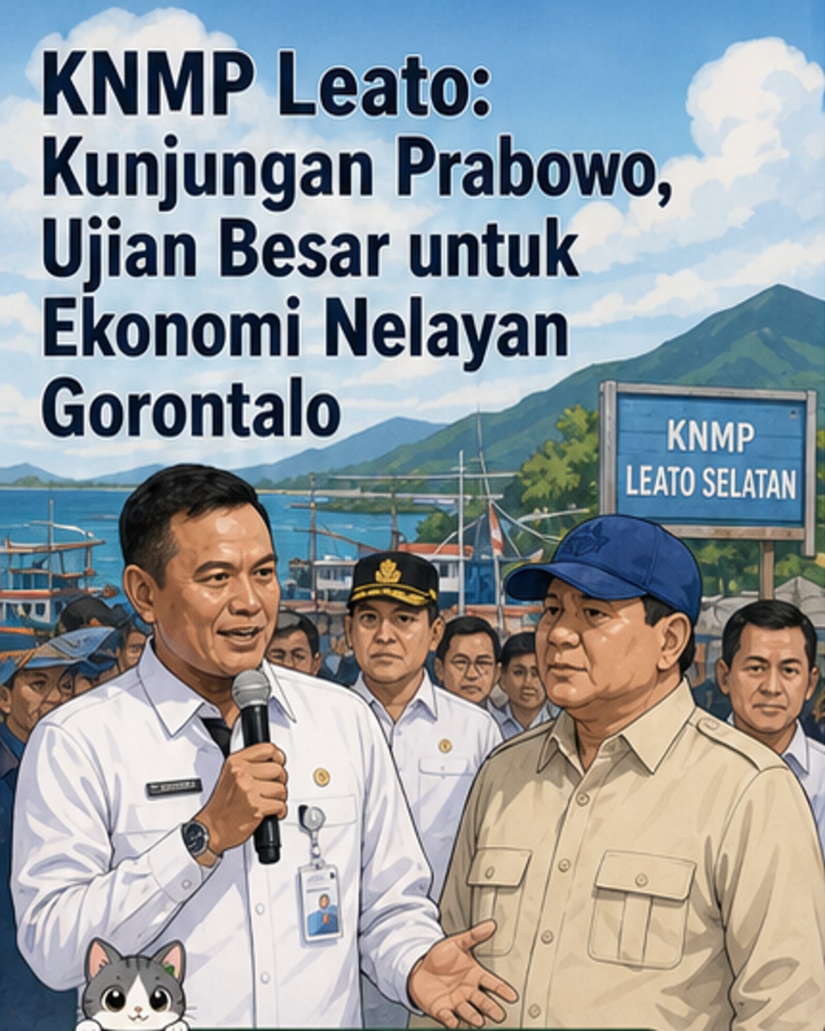 KNMP Leato dikunjungi Presiden, jadi katalis ekonomi Gorontalo