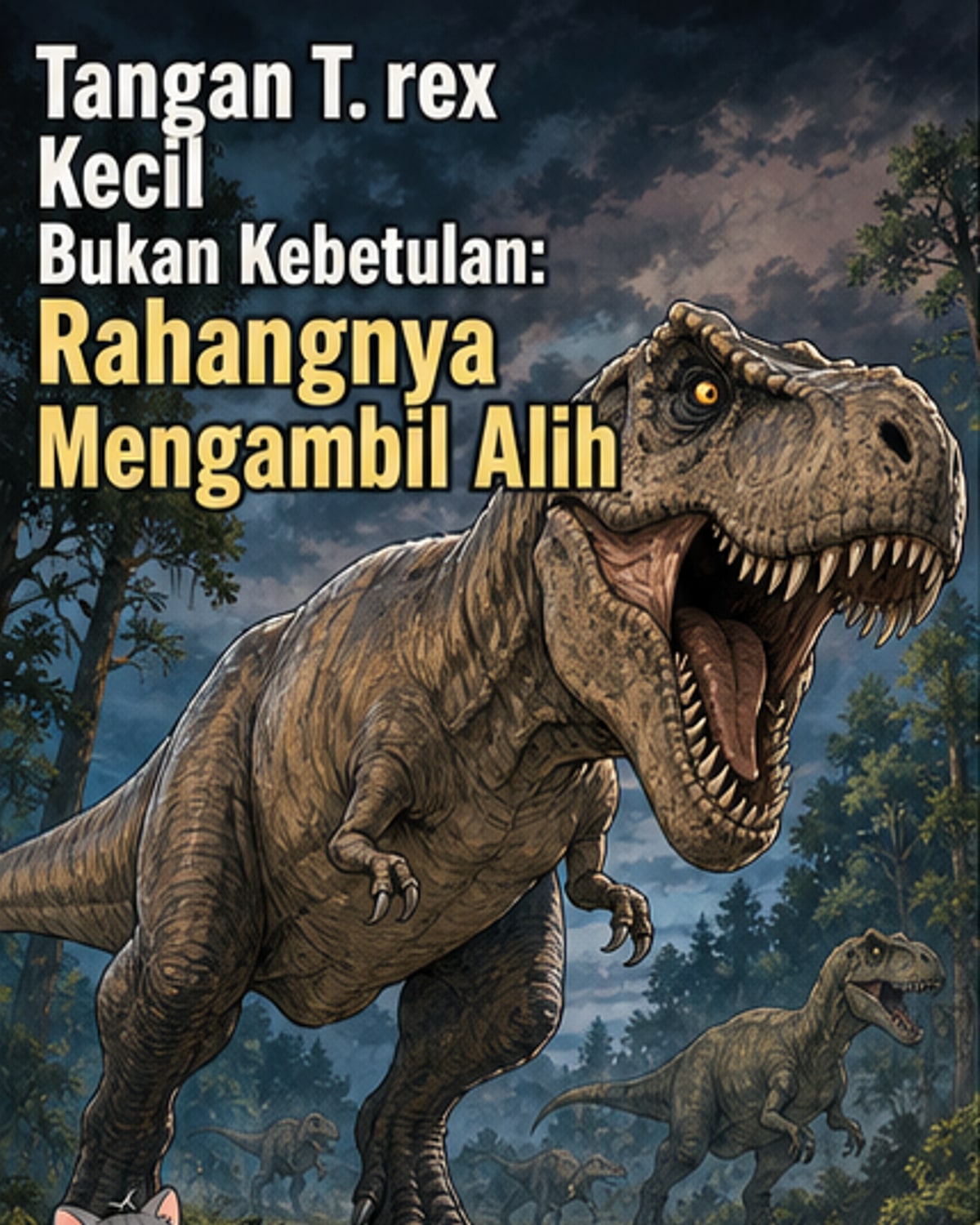 Tangan T.rex Kecil Karena Rahangnya Makin Kuat