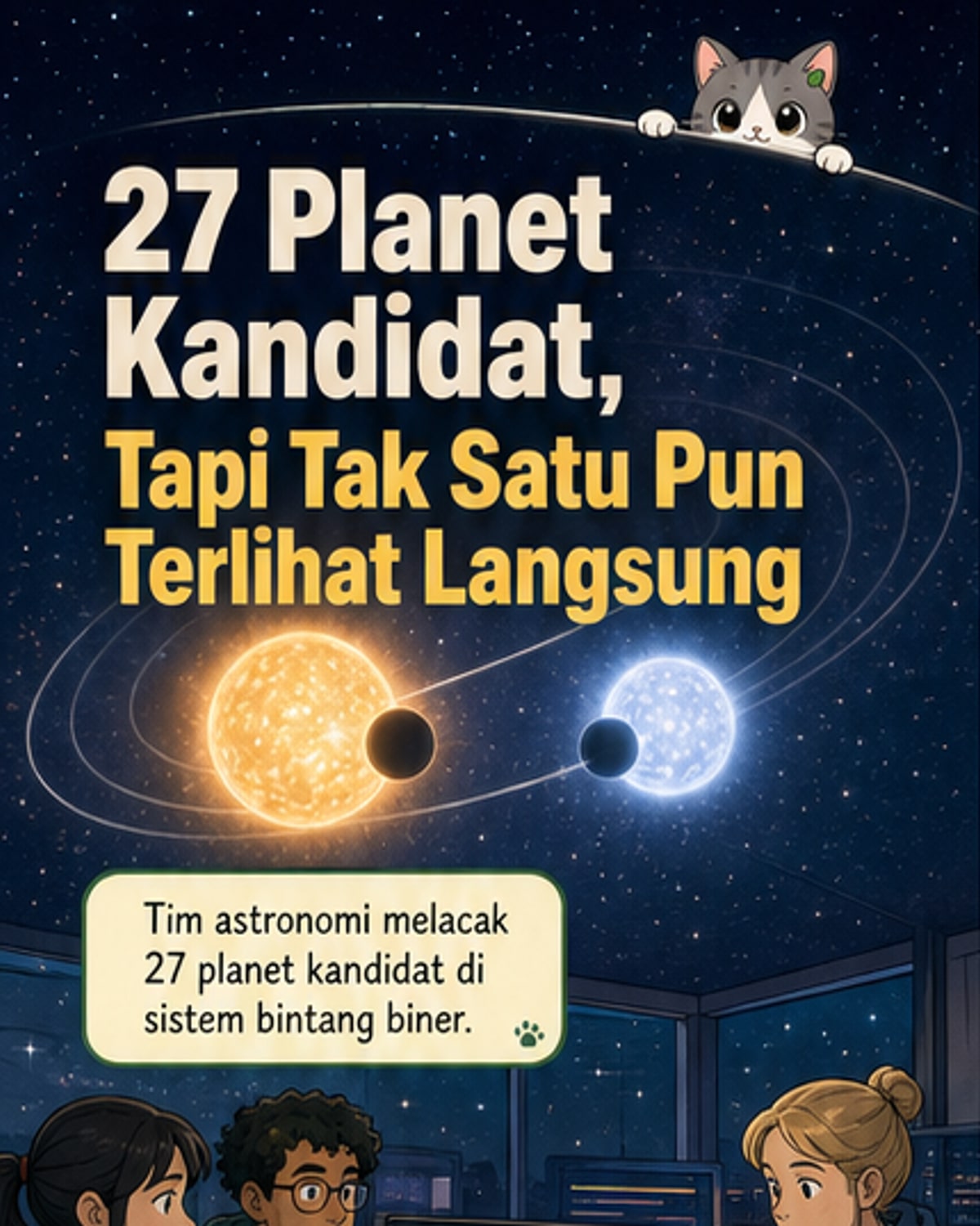 27 Planet Baru Terdeteksi di Sekitar Dua Bintang