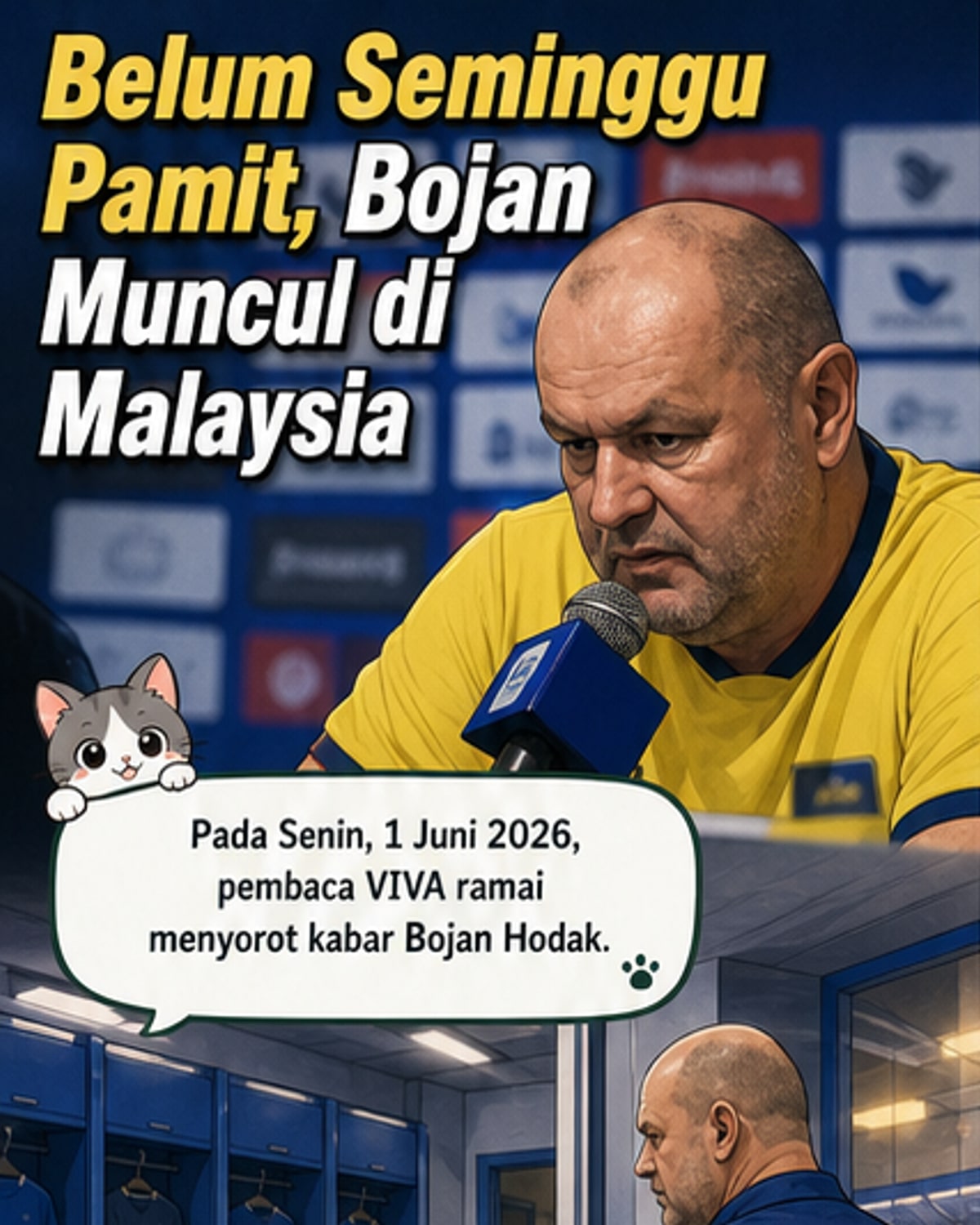 Bojan Hodak Latih Klub Malaysia