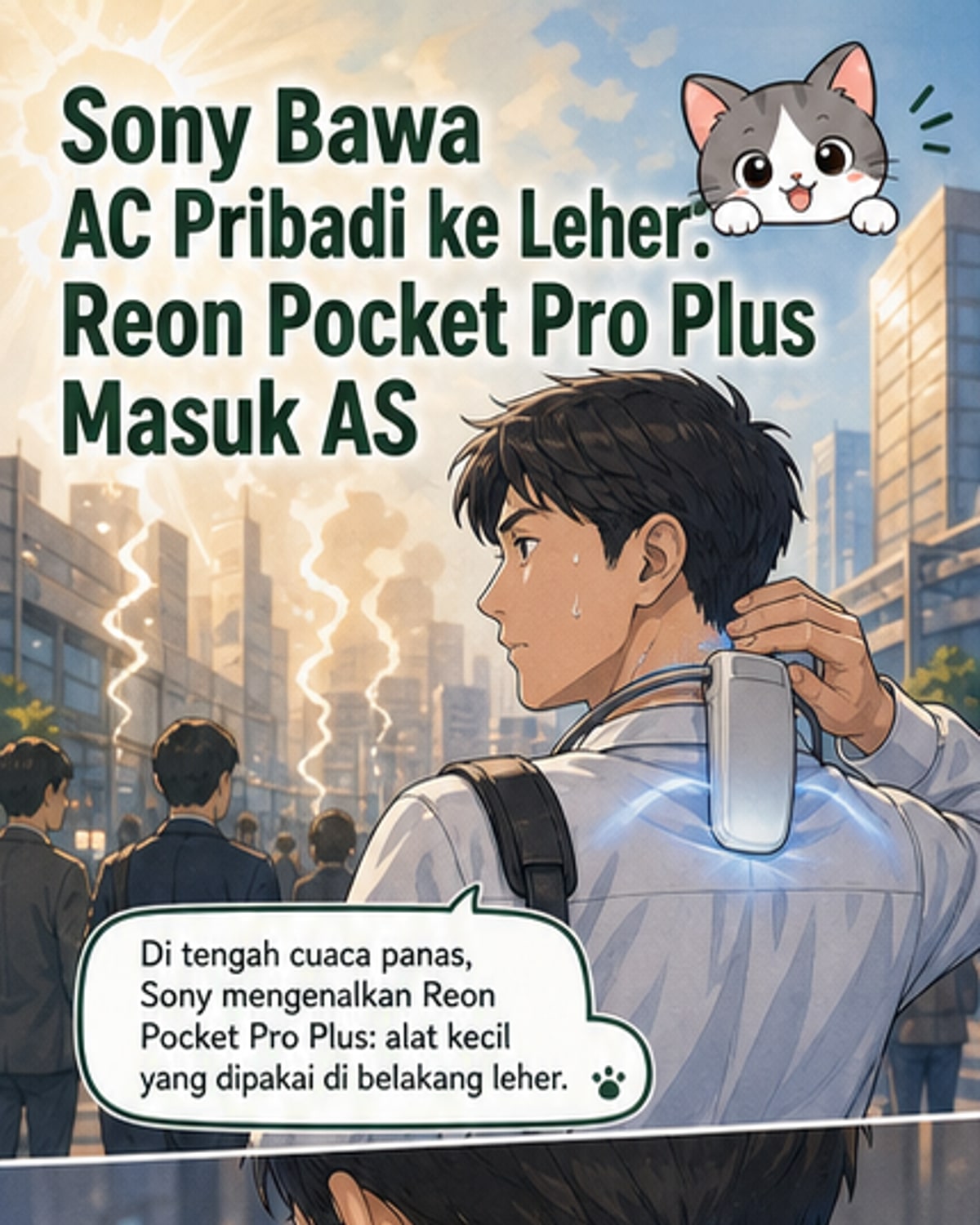 Pendingin Tubuh Portabel dari Sony