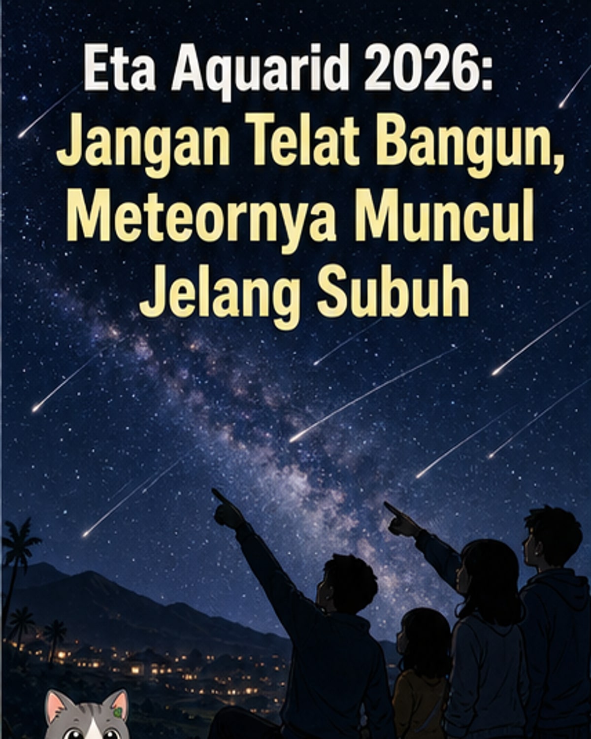 Hujan Meteor dari Komet Halley 2026