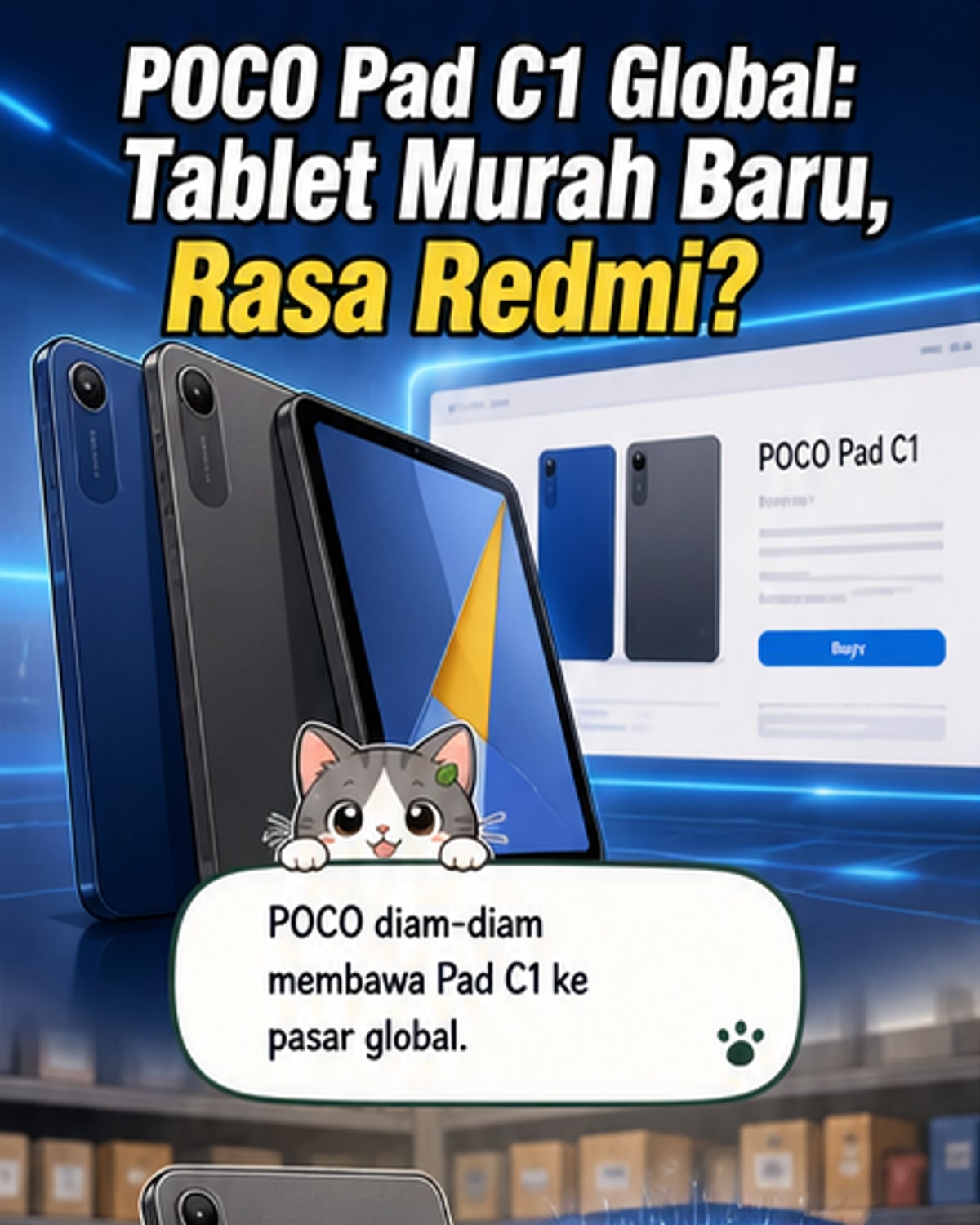 POCO Pad C1 Meluncur Global