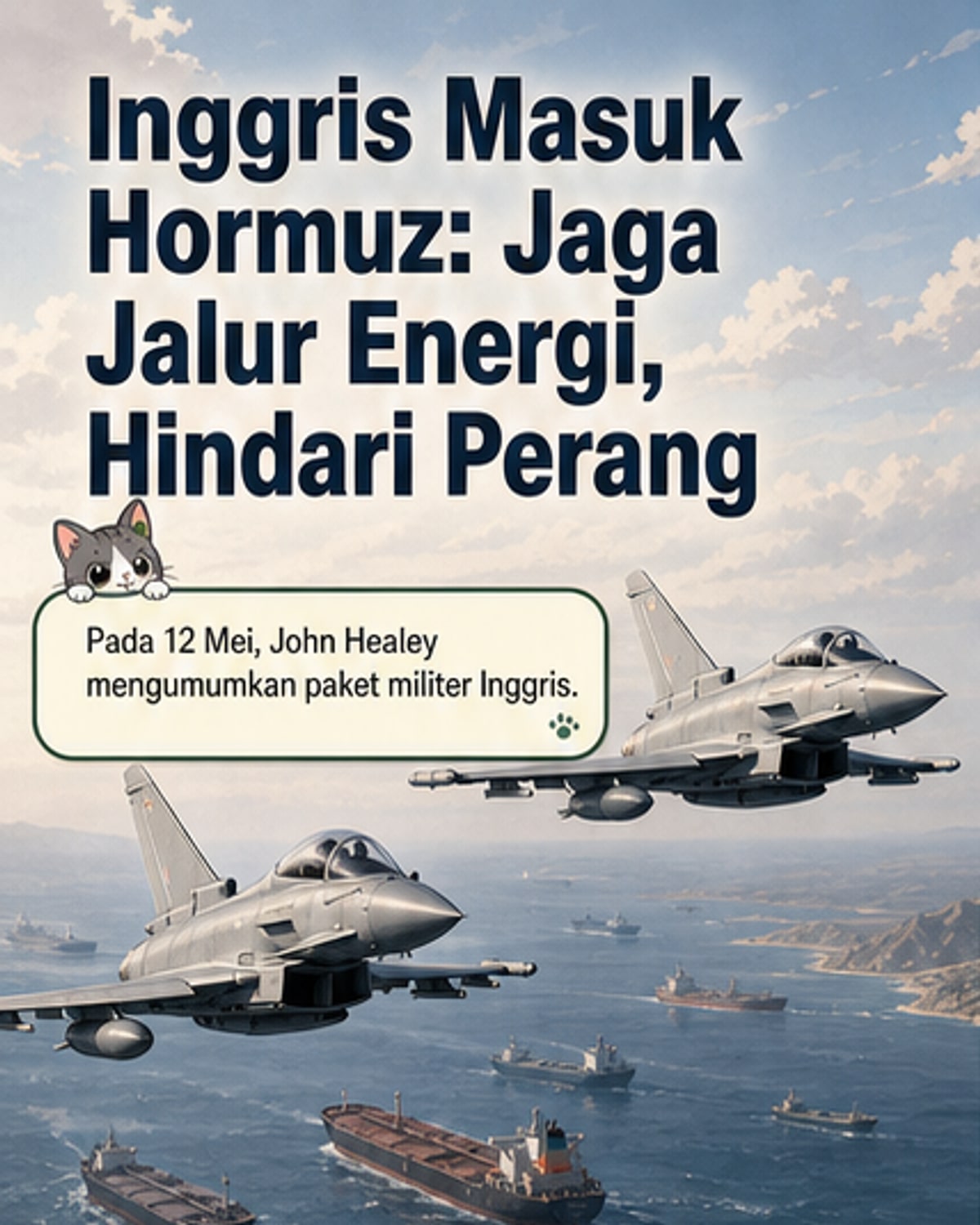 Inggris Kirim Jet Tempur ke Selat Hormuz