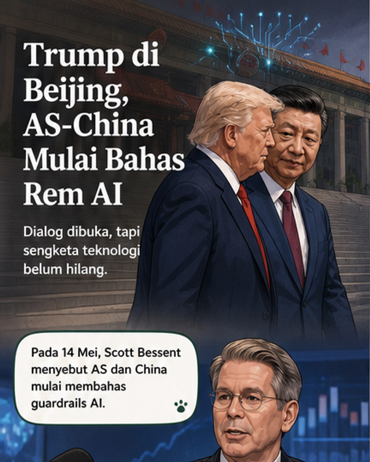 AS dan China Bahas Aturan AI