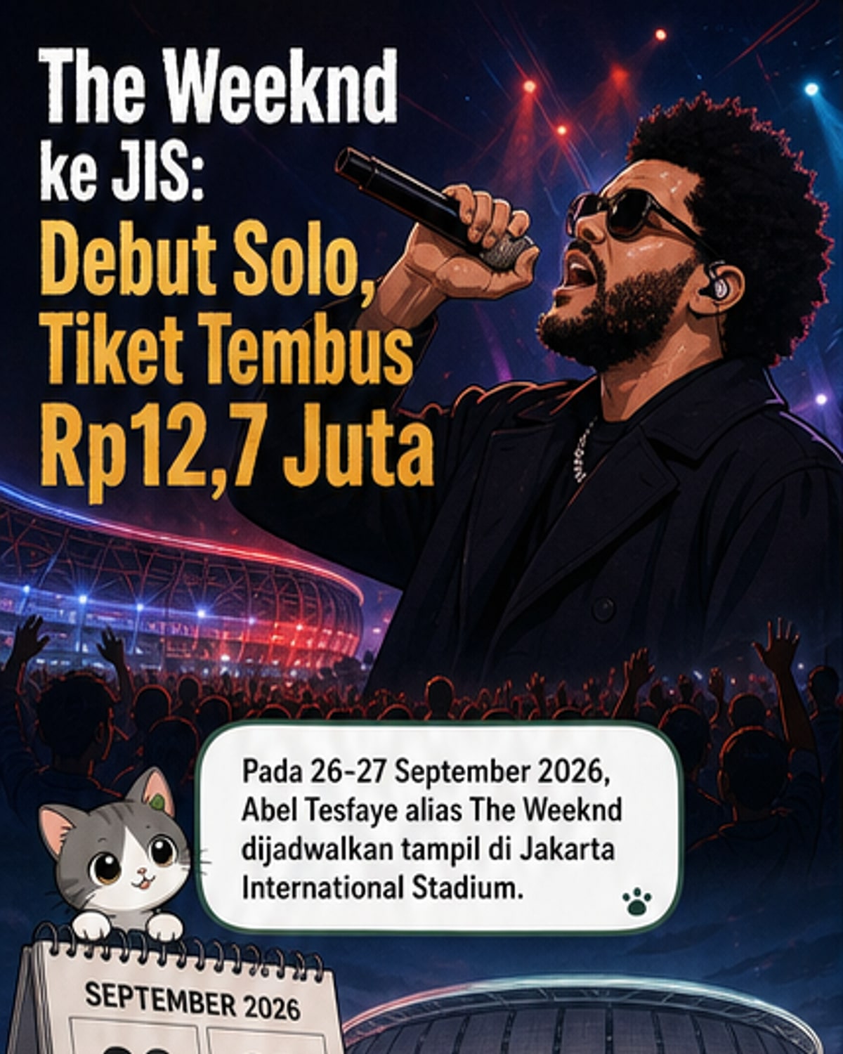 The Weeknd Guncang Jakarta 2026