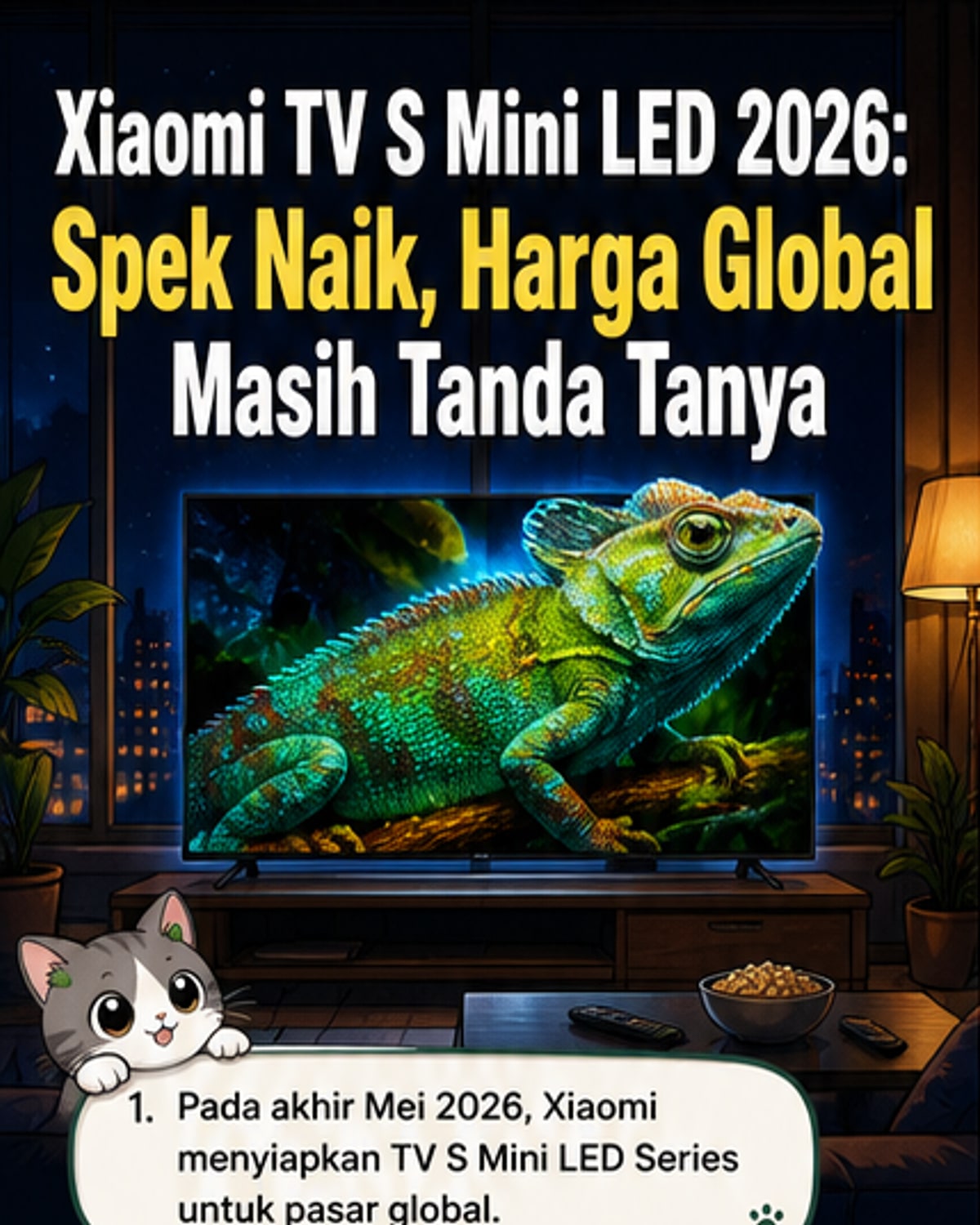 Xiaomi Siap Luncurkan TV Mini LED Global