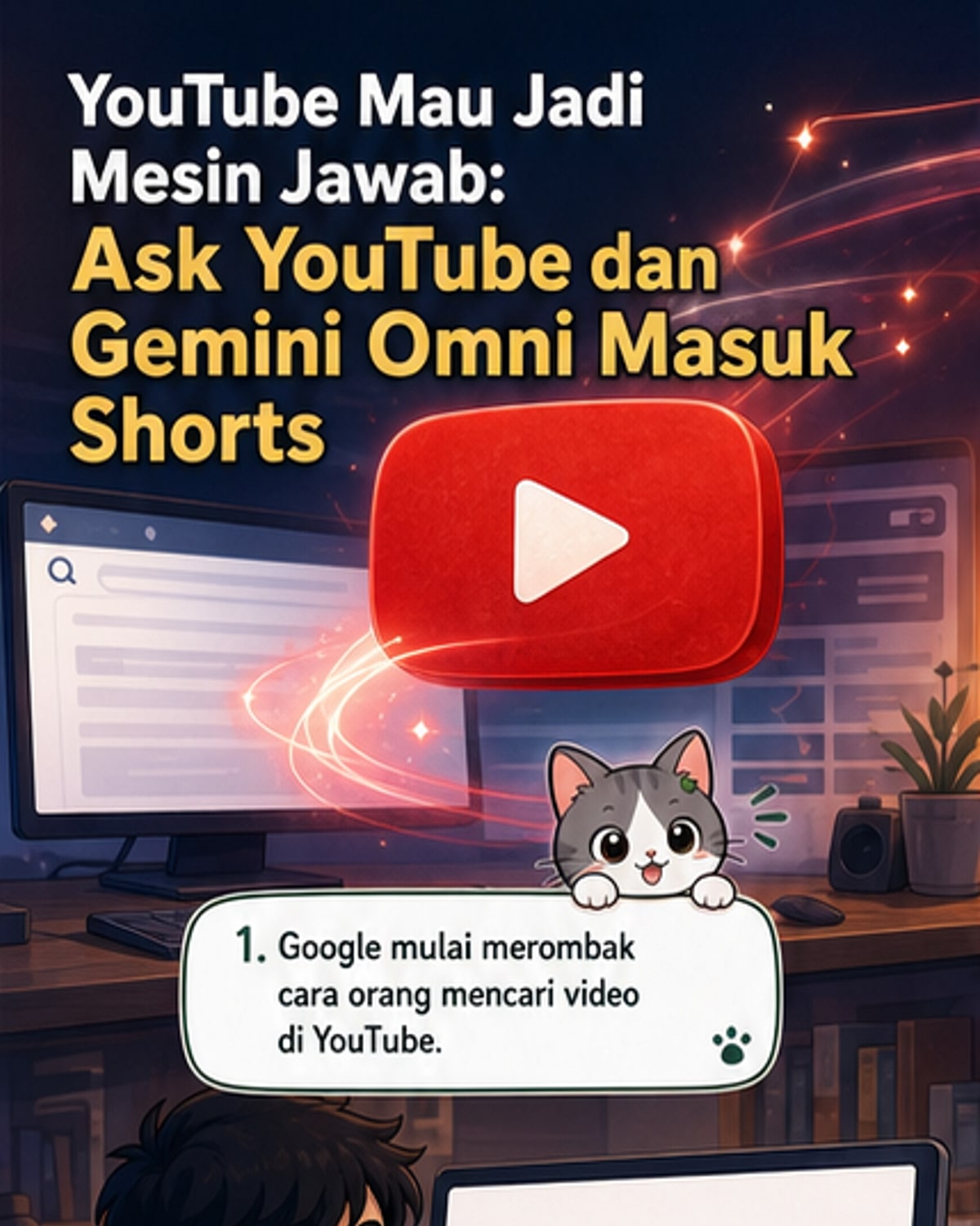 YouTube Hadirkan Pencarian AI dan Gemini Omni