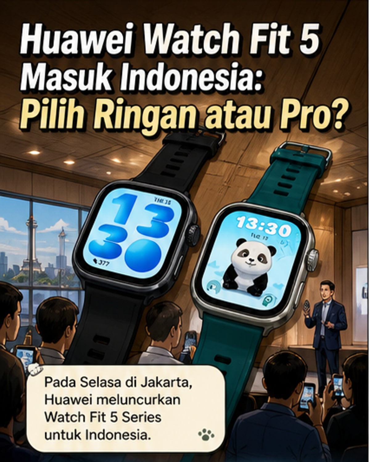 Huawei Luncurkan Watch Fit 5 di RI