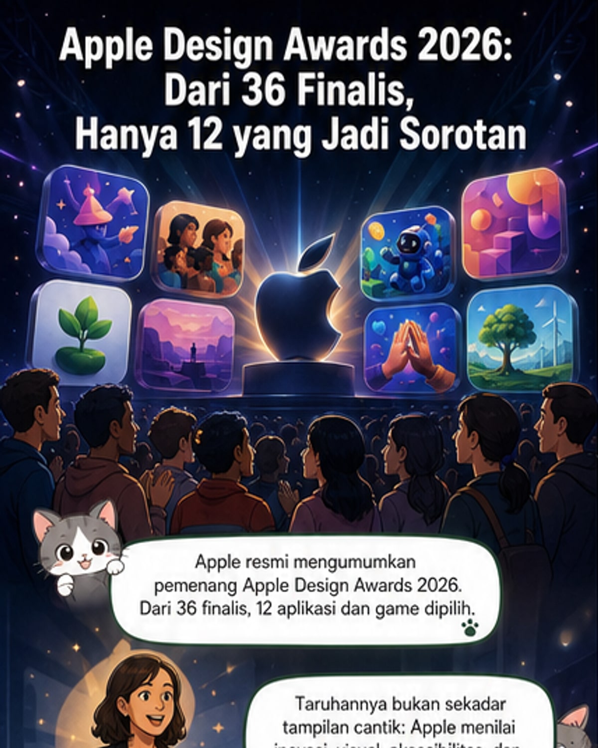 Apple Tunjuk 12 Aplikasi & Game Terbaik 2026