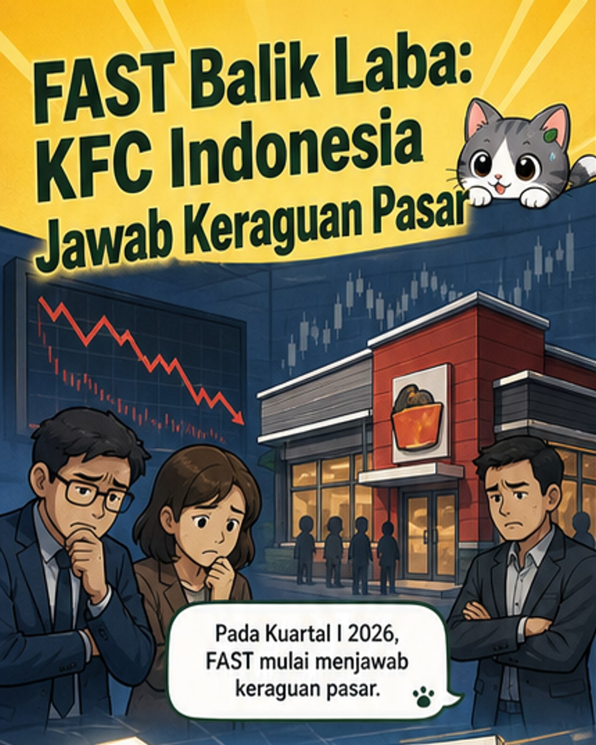 Laba KFC Indonesia Melonjak 136%