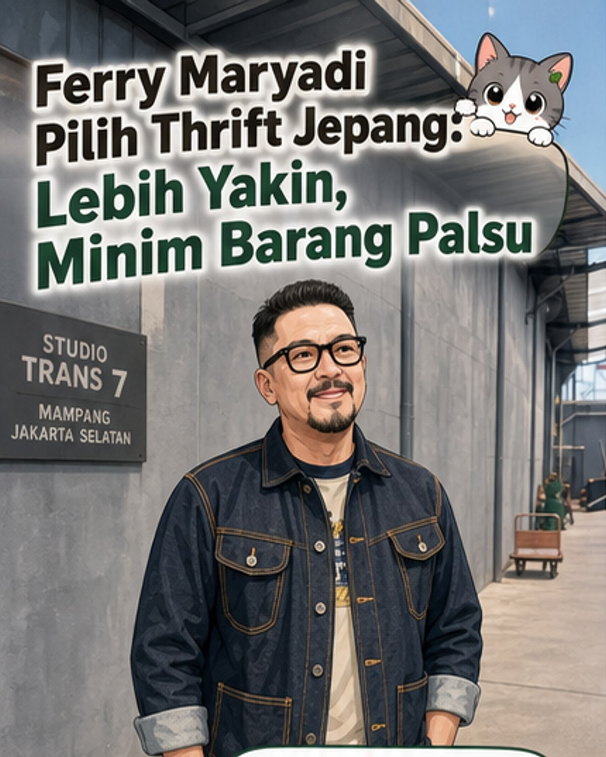Ferry Maryadi Suka Buru Barang Bekas di Jepang