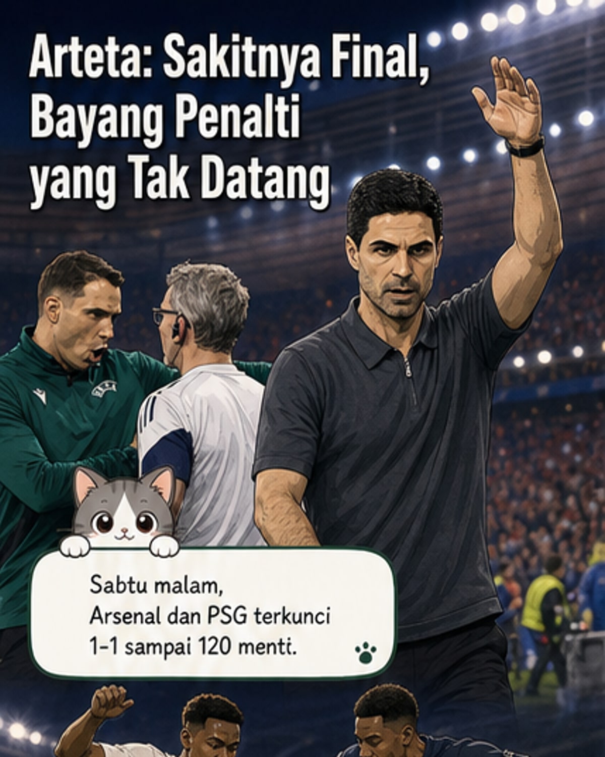 Arsenal Gagal di Final Liga Champions
