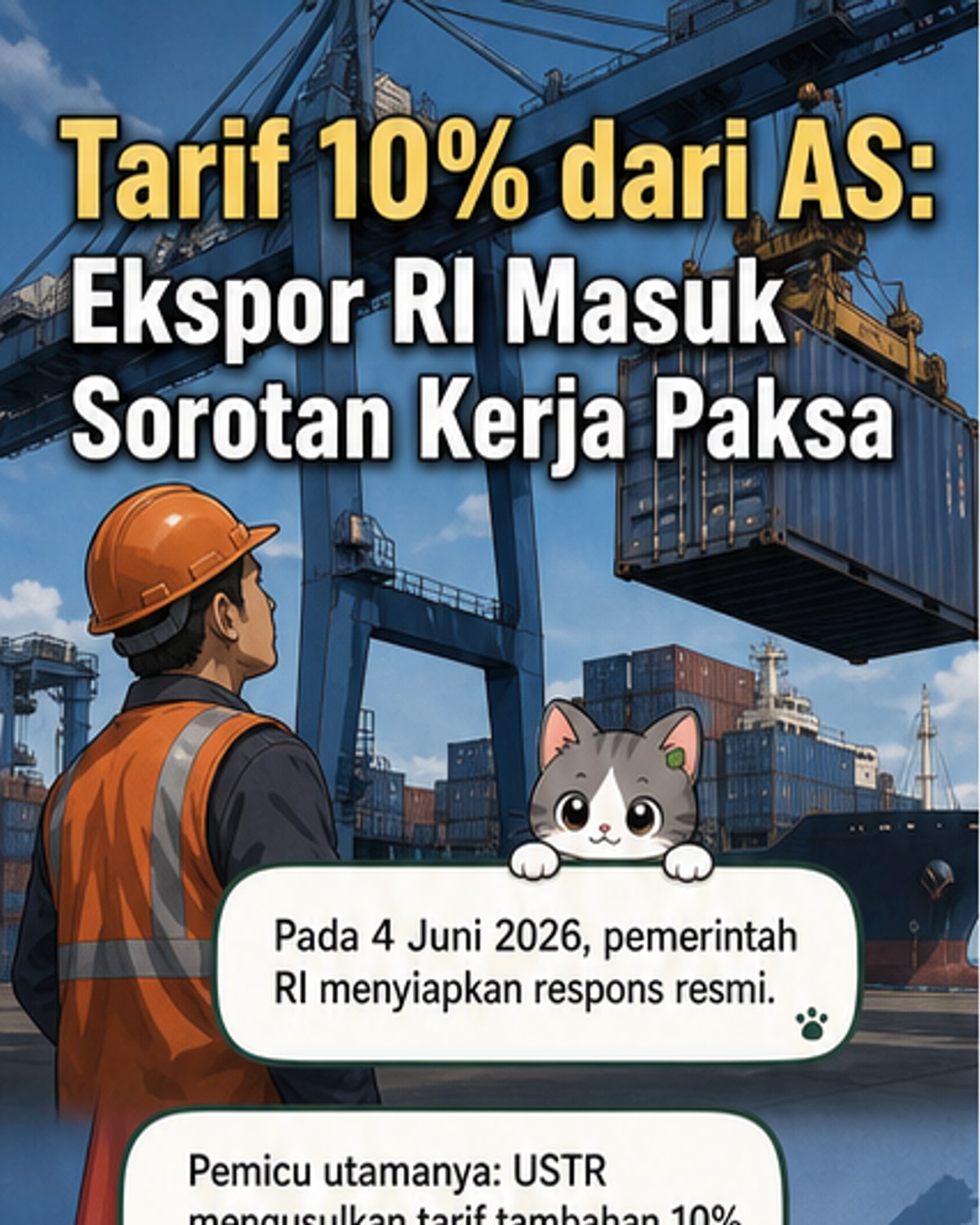AS Usul Tarif Tambahan 10% untuk RI