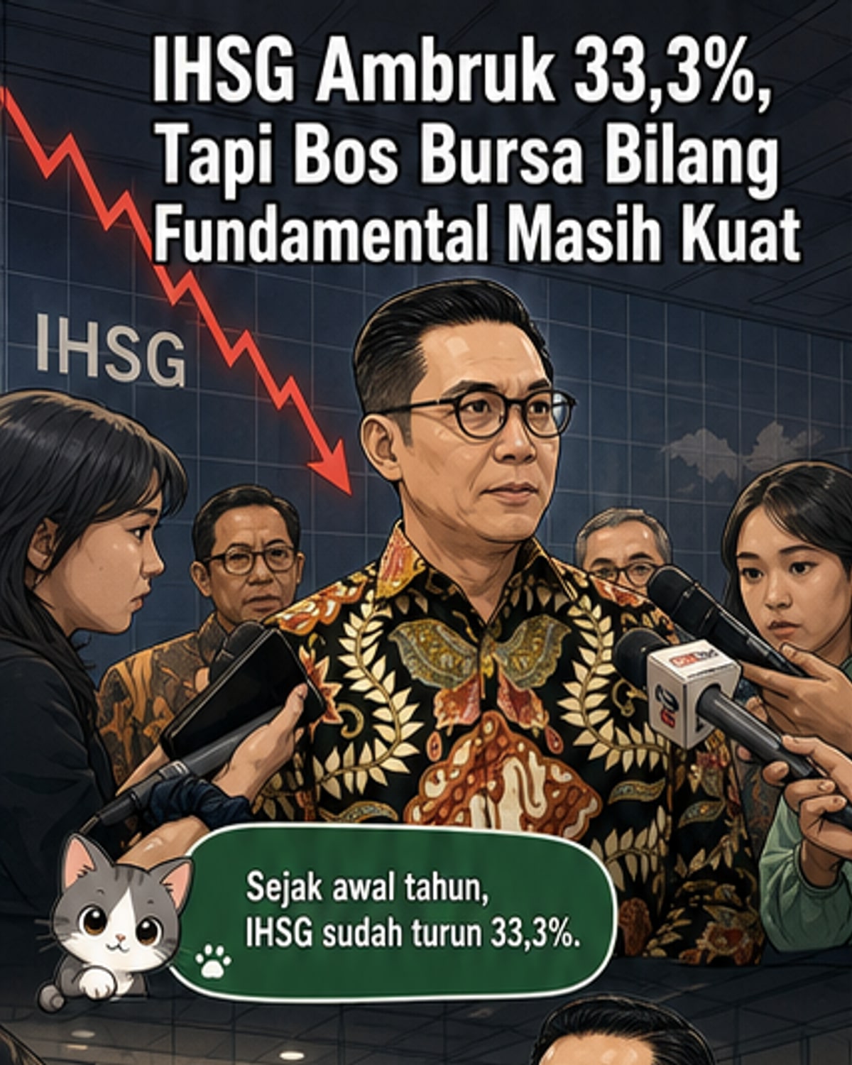 IHSG Anjlok 33%, Tapi Bukan Soal Fundamental