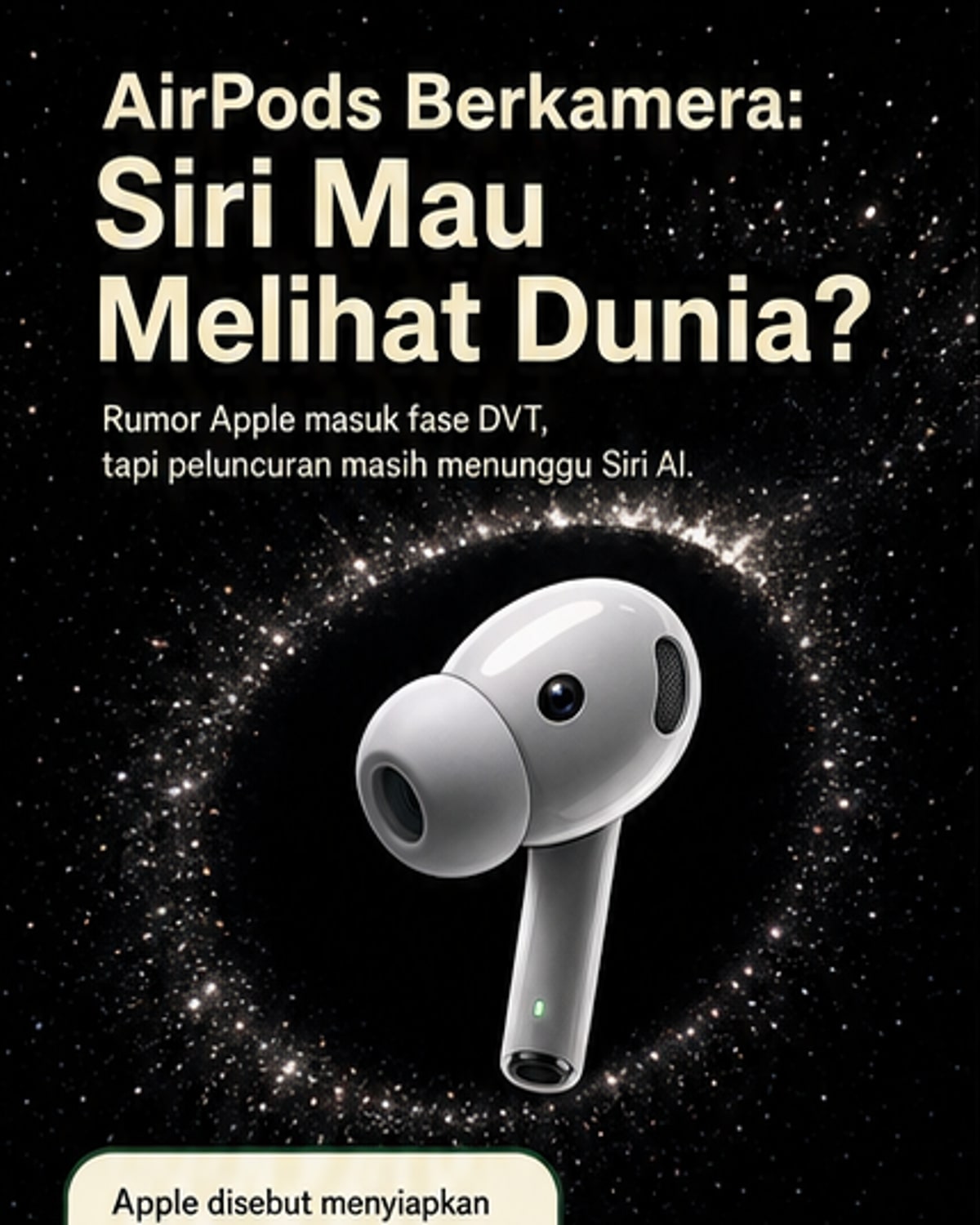AirPods Baru Bakal Punya Kamera?