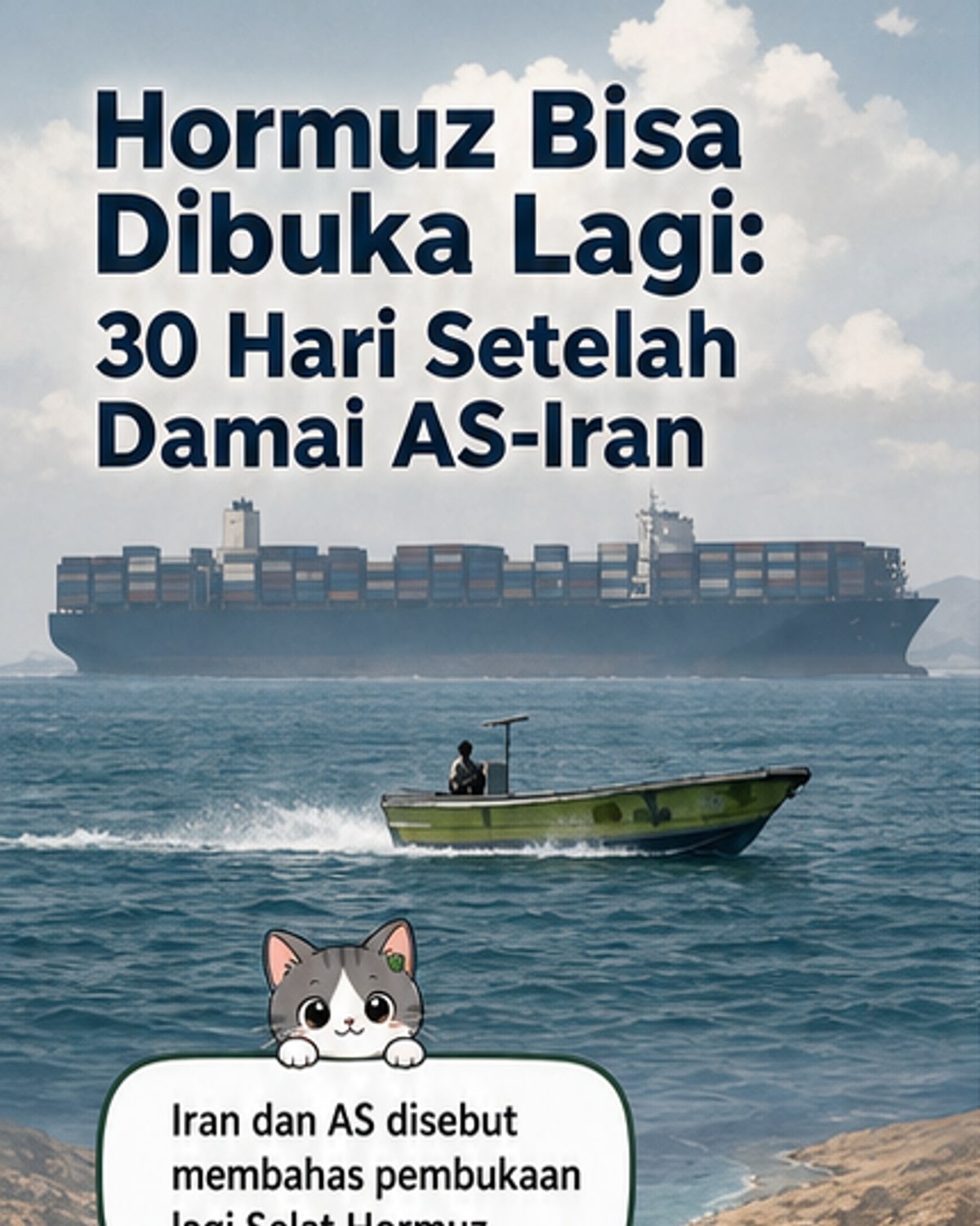 Iran Buka Kembali Selat Hormuz?