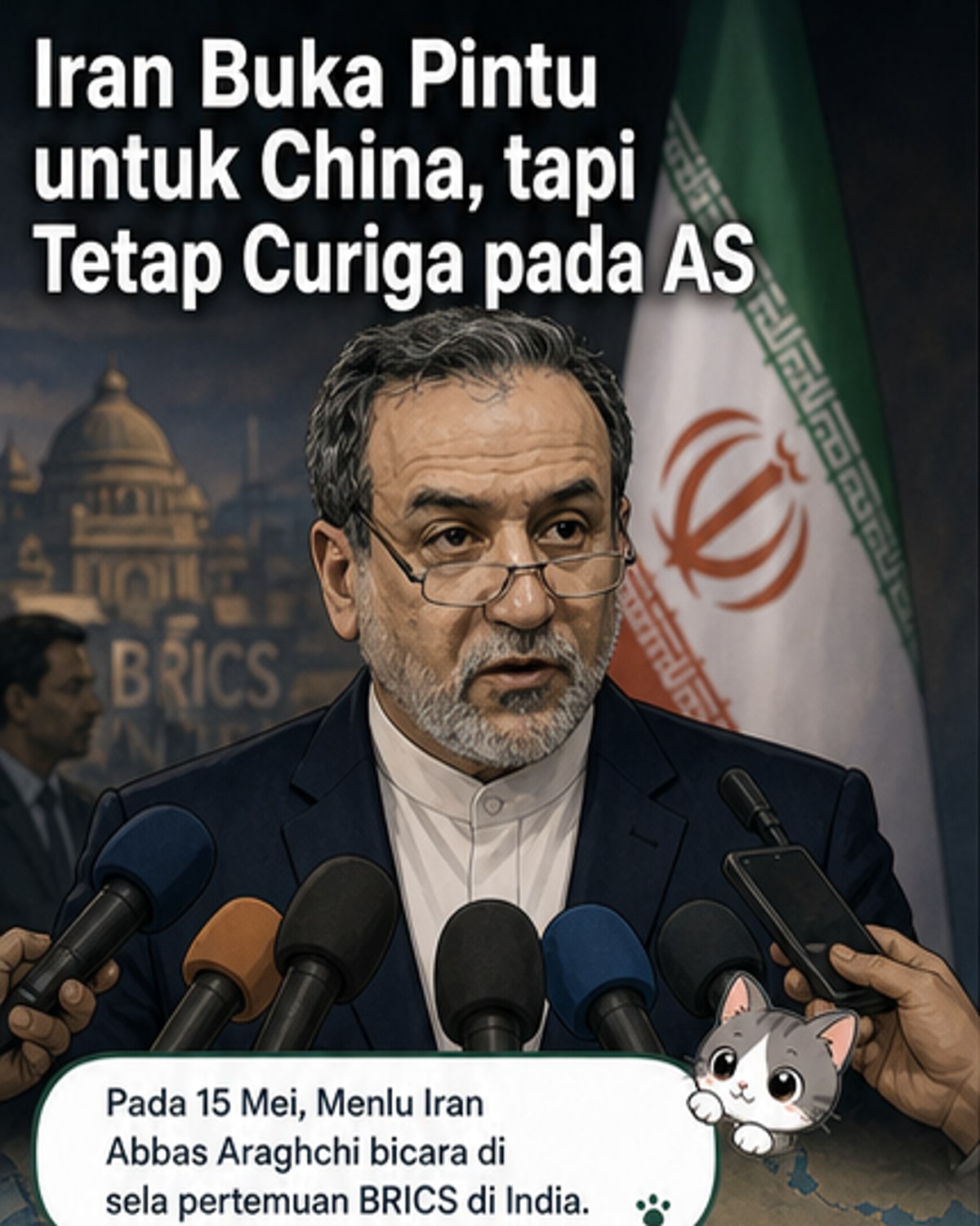 Iran Terbuka Bantuan China Selesaikan Konflik