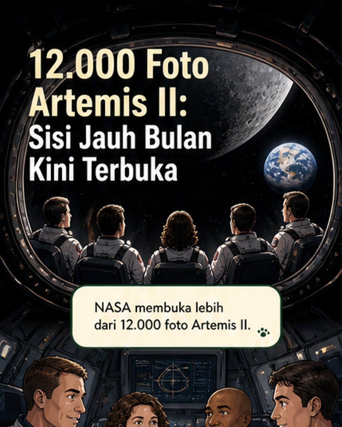 12.000 Foto Artemis II Dirilis