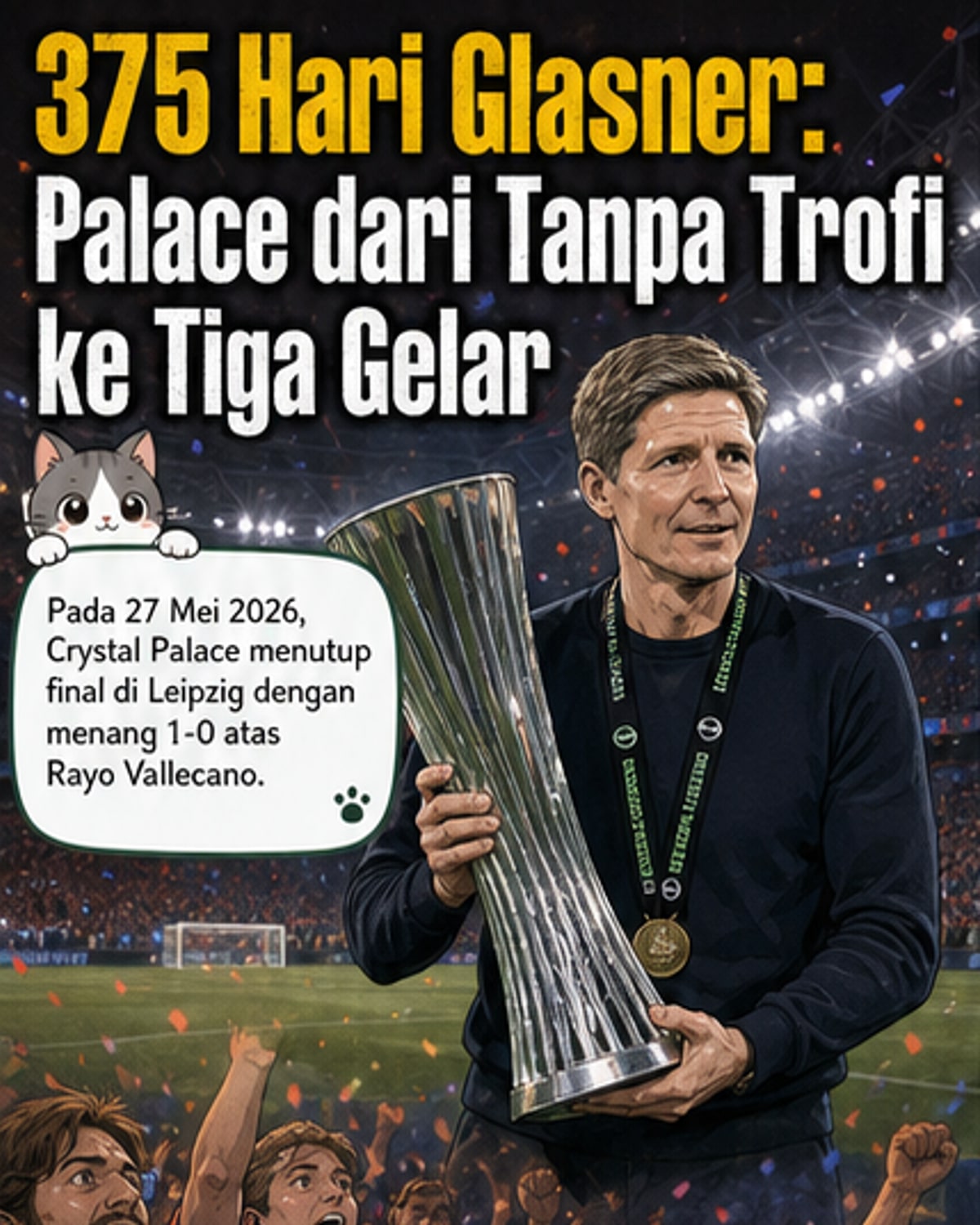 Oliver Glasner dan 375 Hari Ajaib di Palace