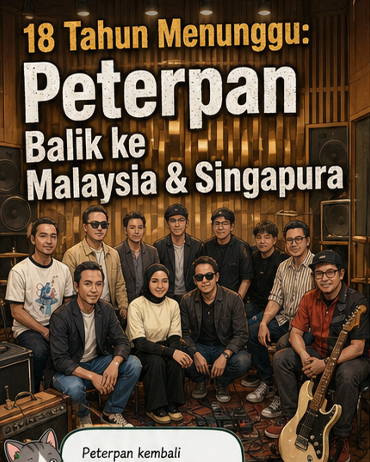 Peterpan Reuni di Luar Negeri Setelah 18 Tahun