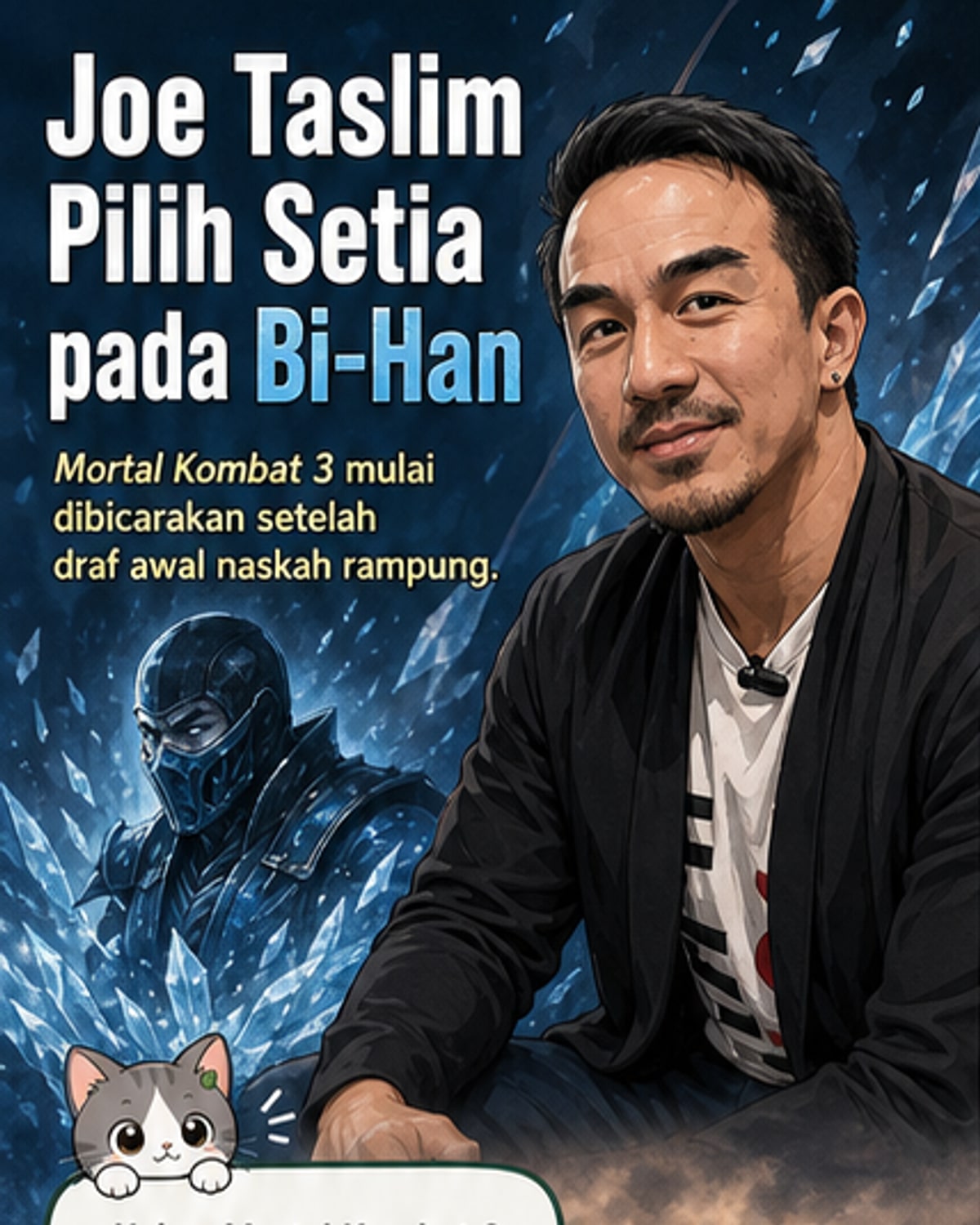 Joe Taslim Teguh Tak Main di Mortal Kombat 3