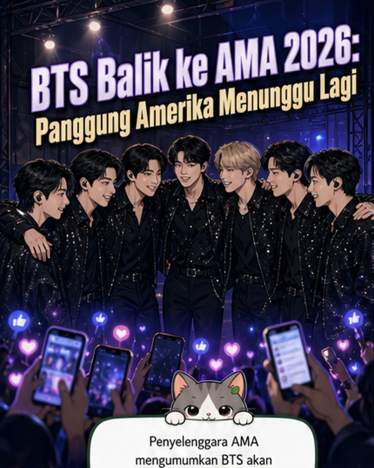 BTS Kembali Tampil di AMA 2026