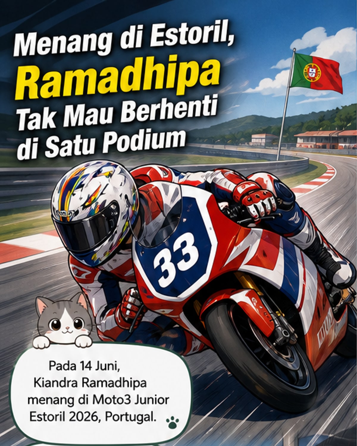 Target Ramadhipa usai Juara di Portugal