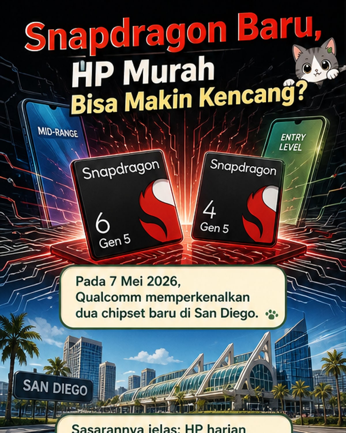 Chip Snapdragon Baru Hadir di 2026