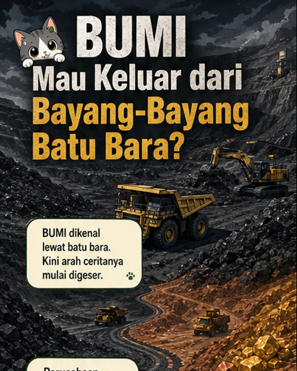 BUMI Geser Fokus ke Tembaga dan Emas