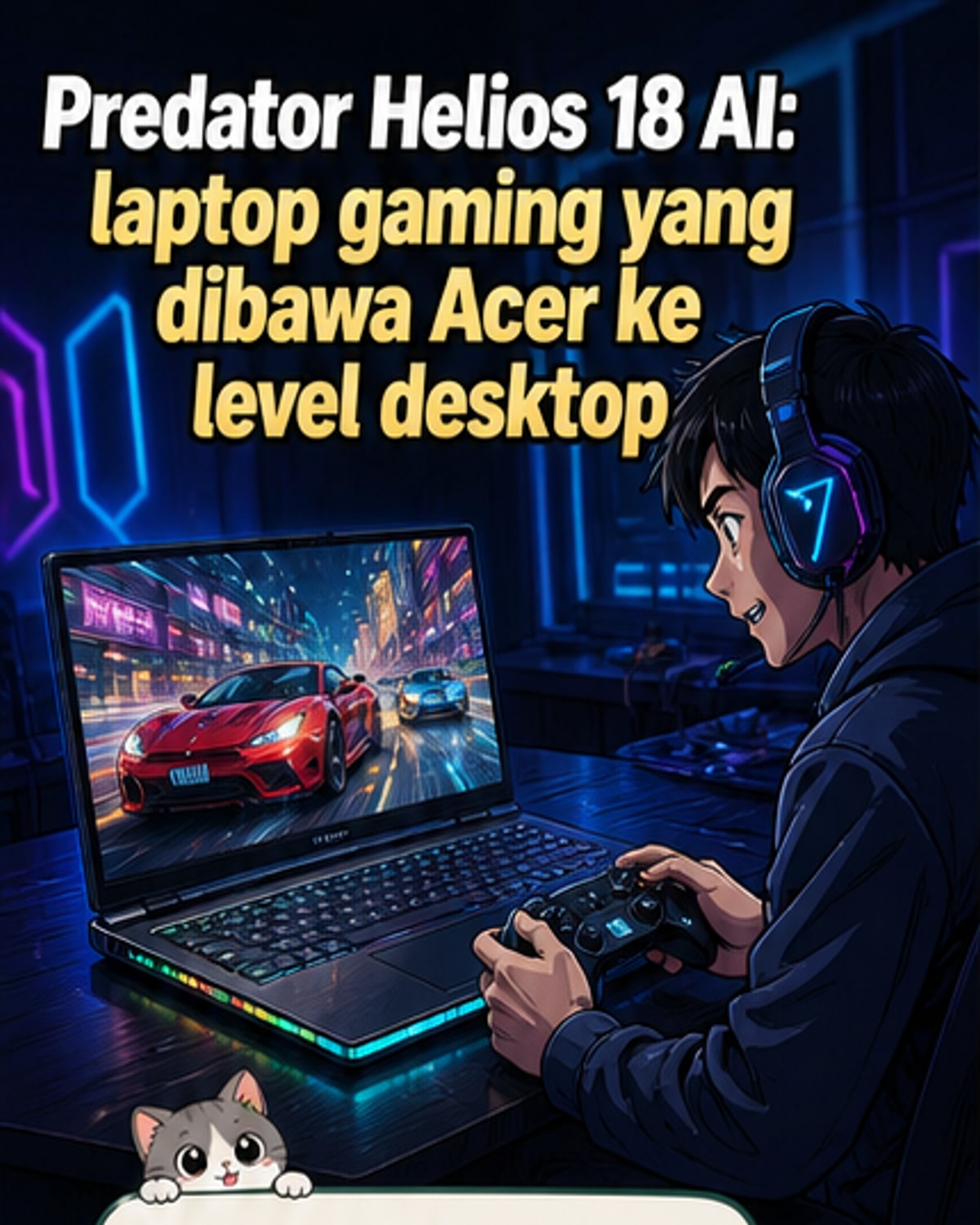 Acer Luncurkan Predator Helios 18 AI