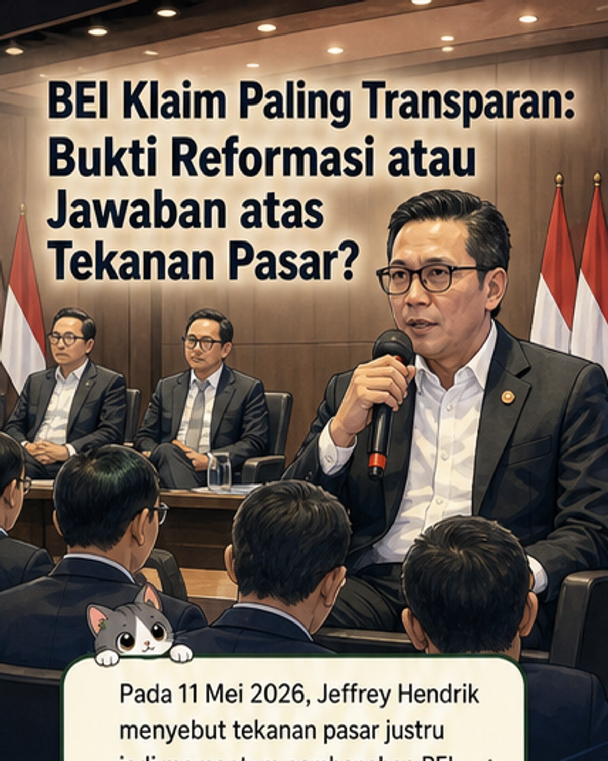 BEI Klaim Bursa Paling Transparan
