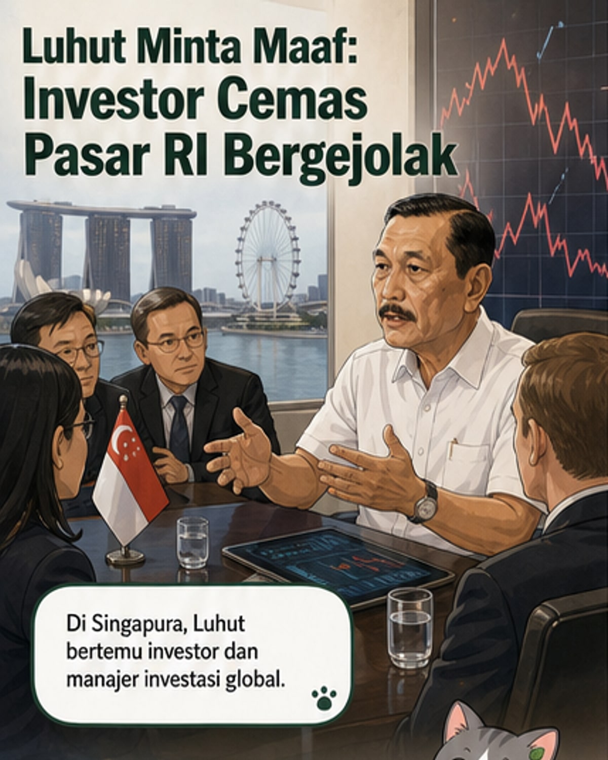 Luhut Minta Maaf ke Investor Global