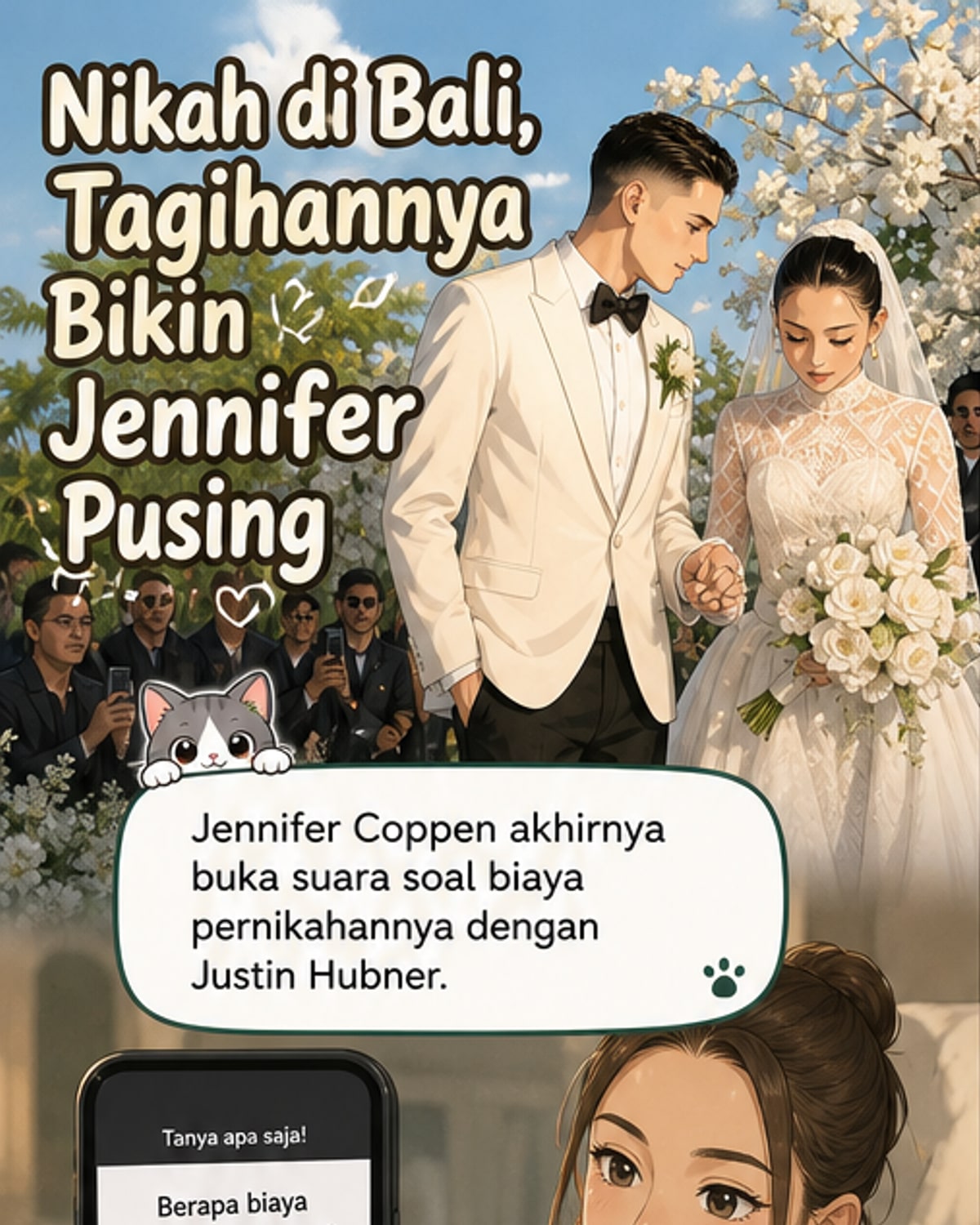 Pernikahan Rp 6 Miliar, Jennifer Coppen: Kepala Gue Sakit