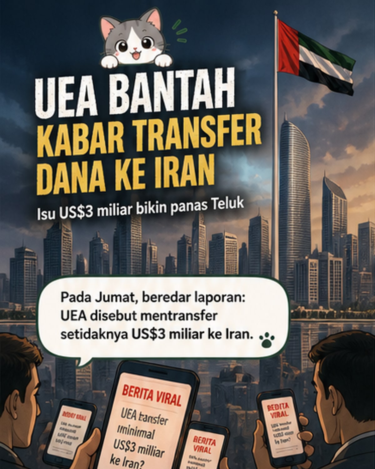 UEA Bantah Isu Transfer Dana ke Iran