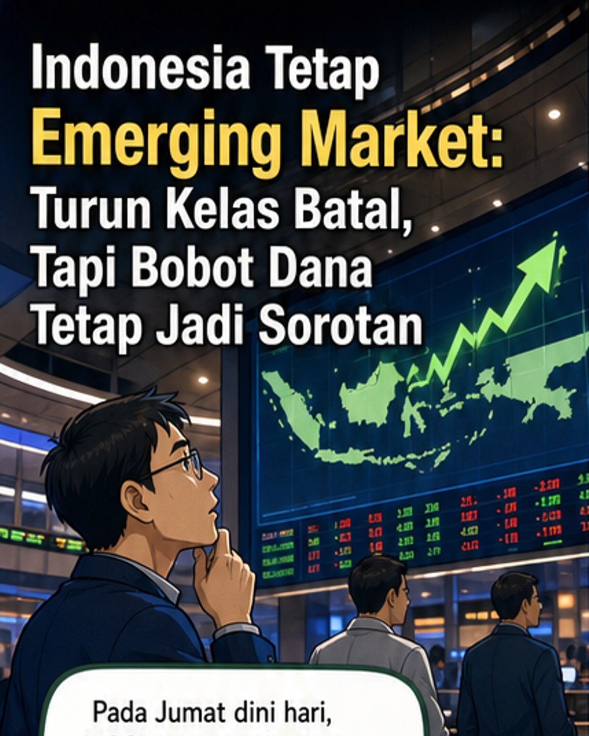 Indonesia Tetap di Emerging Market