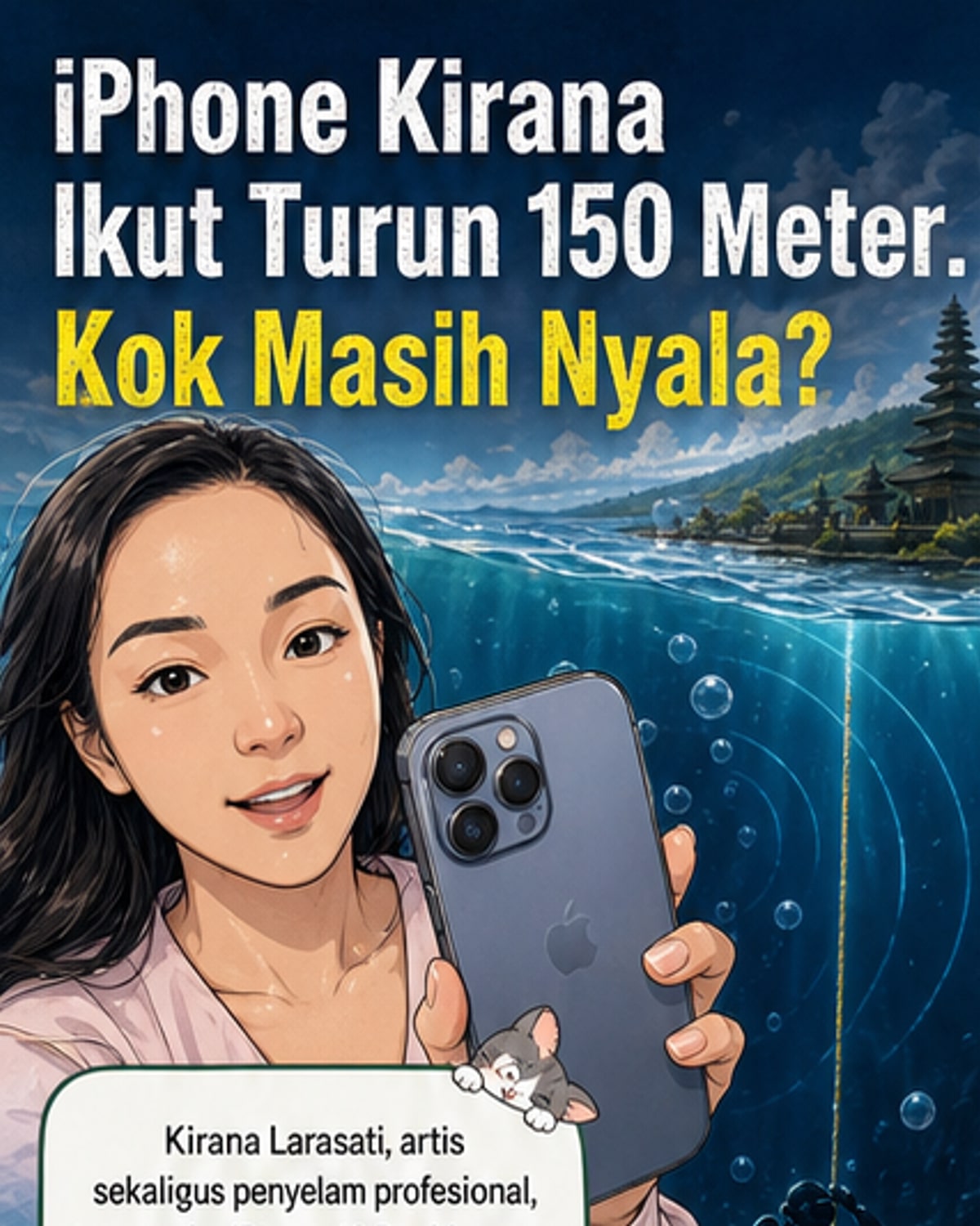 iPhone 16 Pro Max Selamat dari Diving 150 Meter