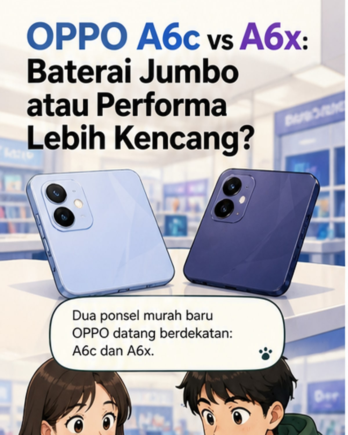 OPPO A6c vs A6x: Pilih Baterai Jumbo atau Performa Lebih Cepat?