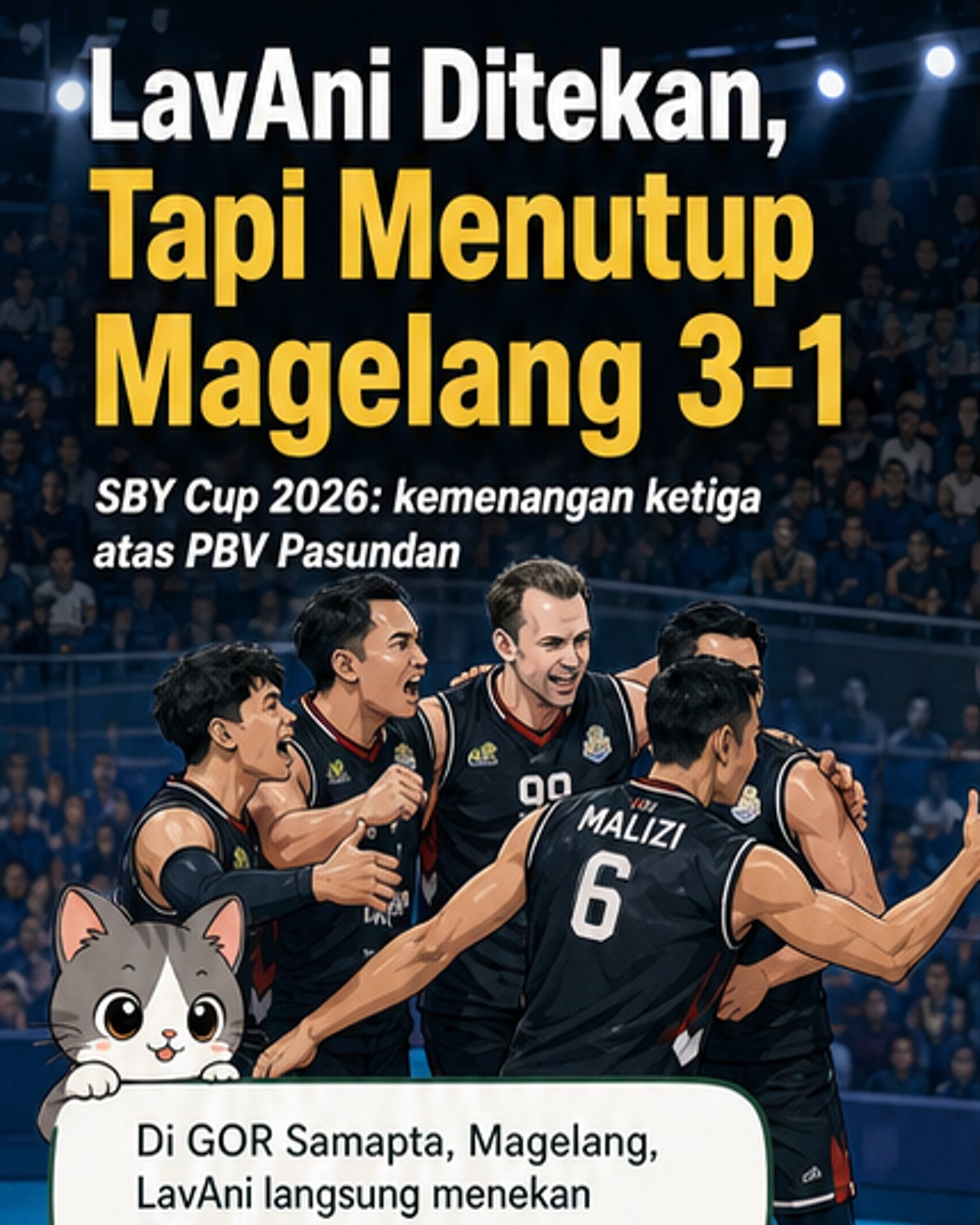 LavAni Transmedia Tekuk Pasundan 3-1