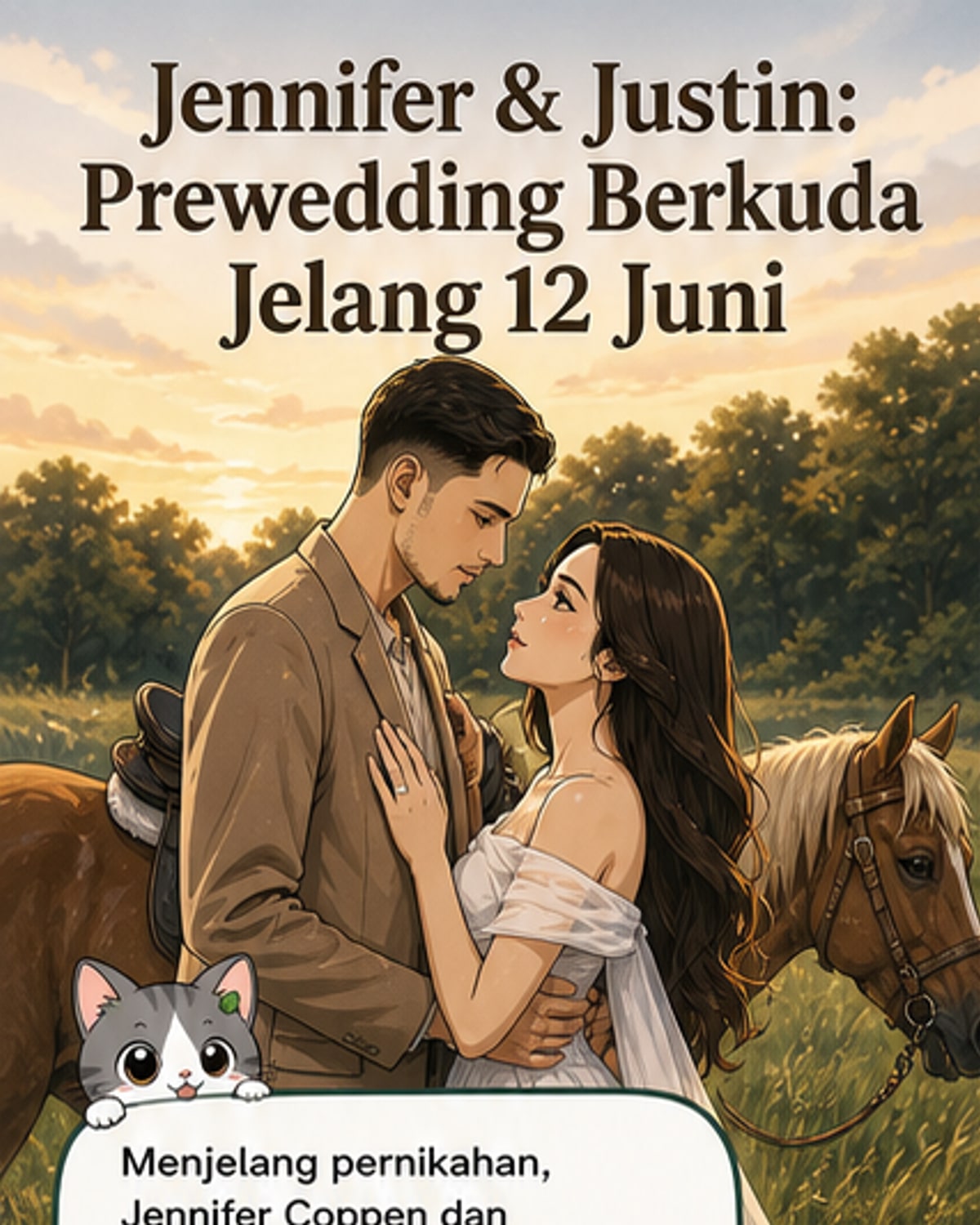 Prewedding Berkuda di Tengah Rumput