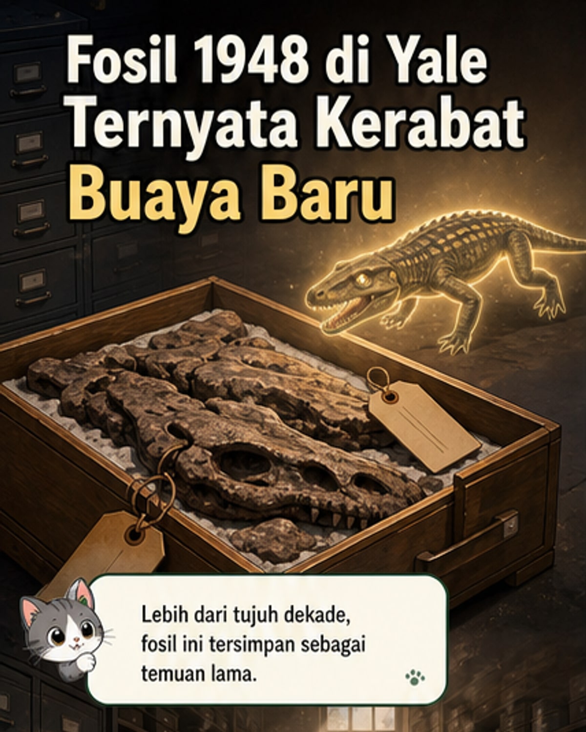 Fosil Tertinggal 70 Tahun Jadi Temuan Baru