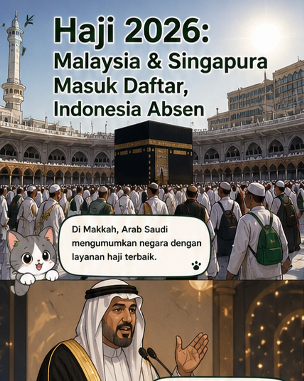 Malaysia-Singapura Raih Penghargaan Haji, Indonesia Absen