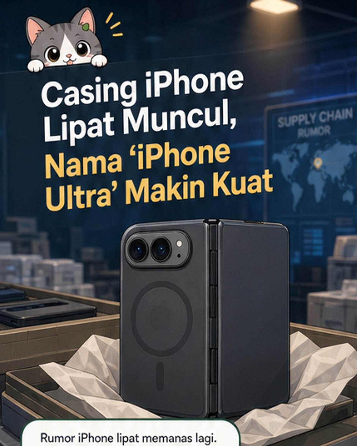 Casing iPhone Lipat Bocor, Nama iPhone Ultra Menguat