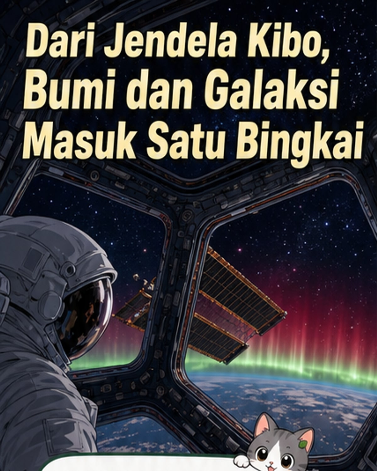 Foto dari ISS: Aurora hingga Nebula dalam Satu Bingkai